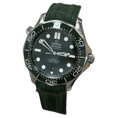 Omega Seamaster 210.30.42.20.10.001 42mm Diver Green Stainless Box Paper 2023
