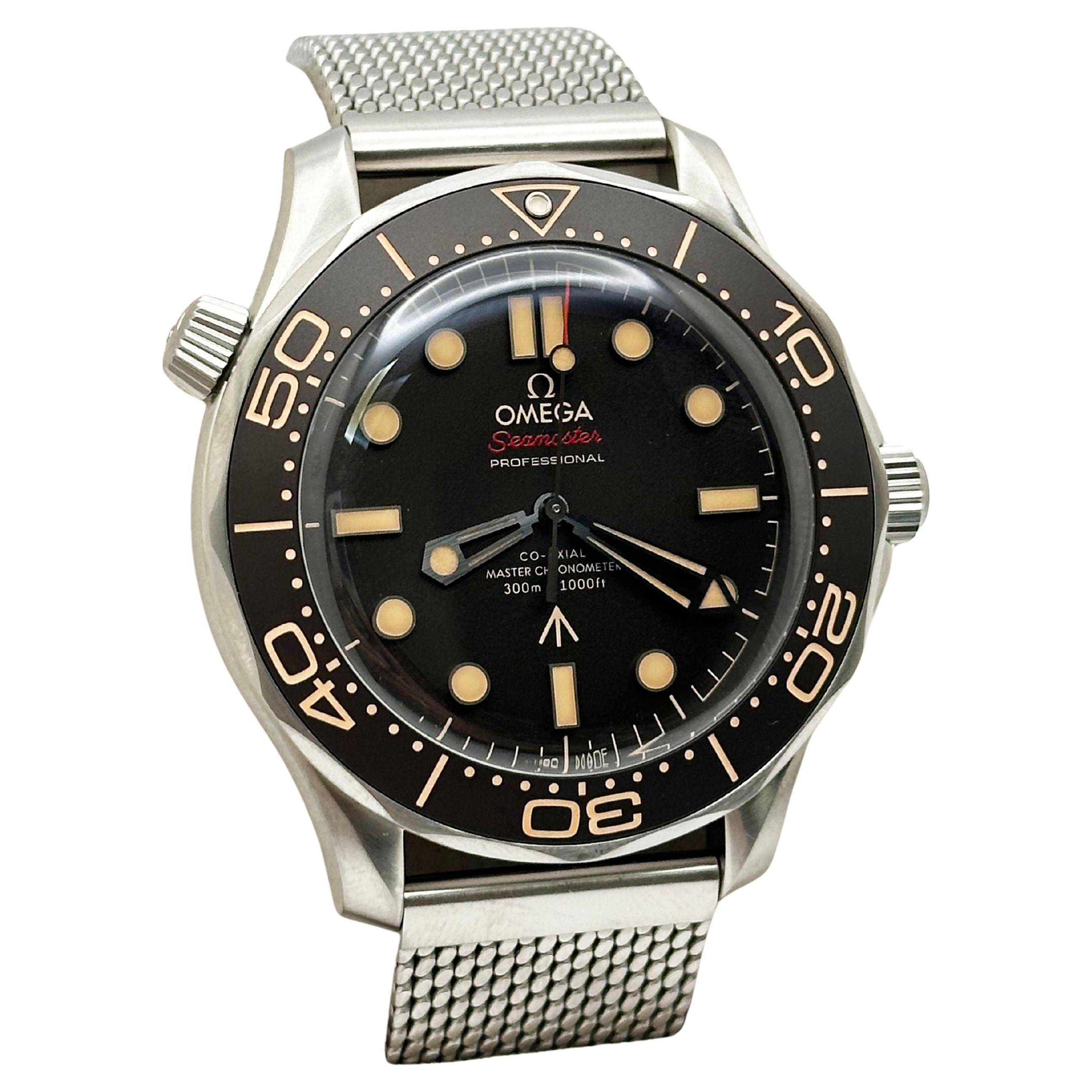 Omega Seamaster 210.90.42.20.01.001 No Time to Die 007 Brown Dial Box Paper 42mm For Sale
