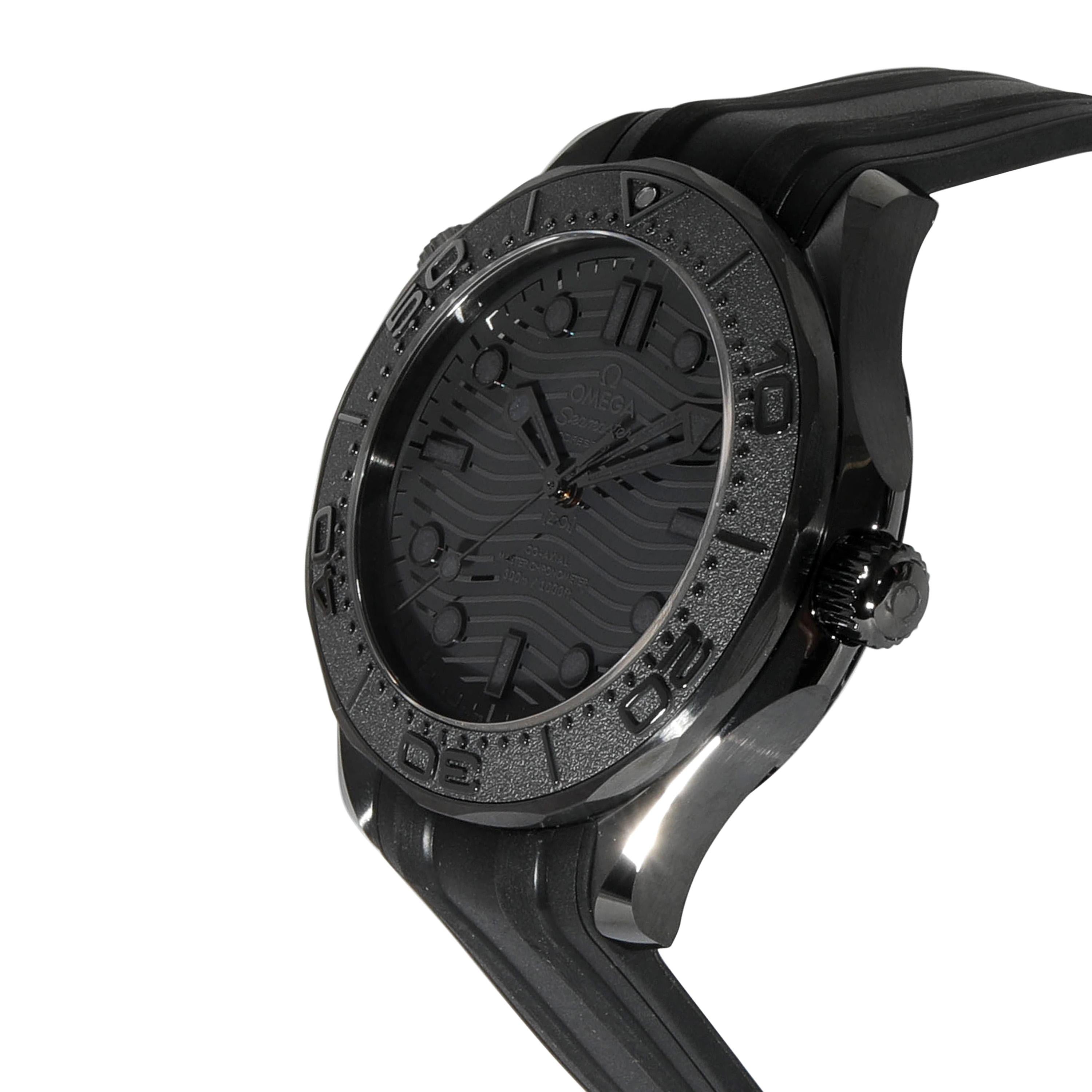 omega seamaster all black