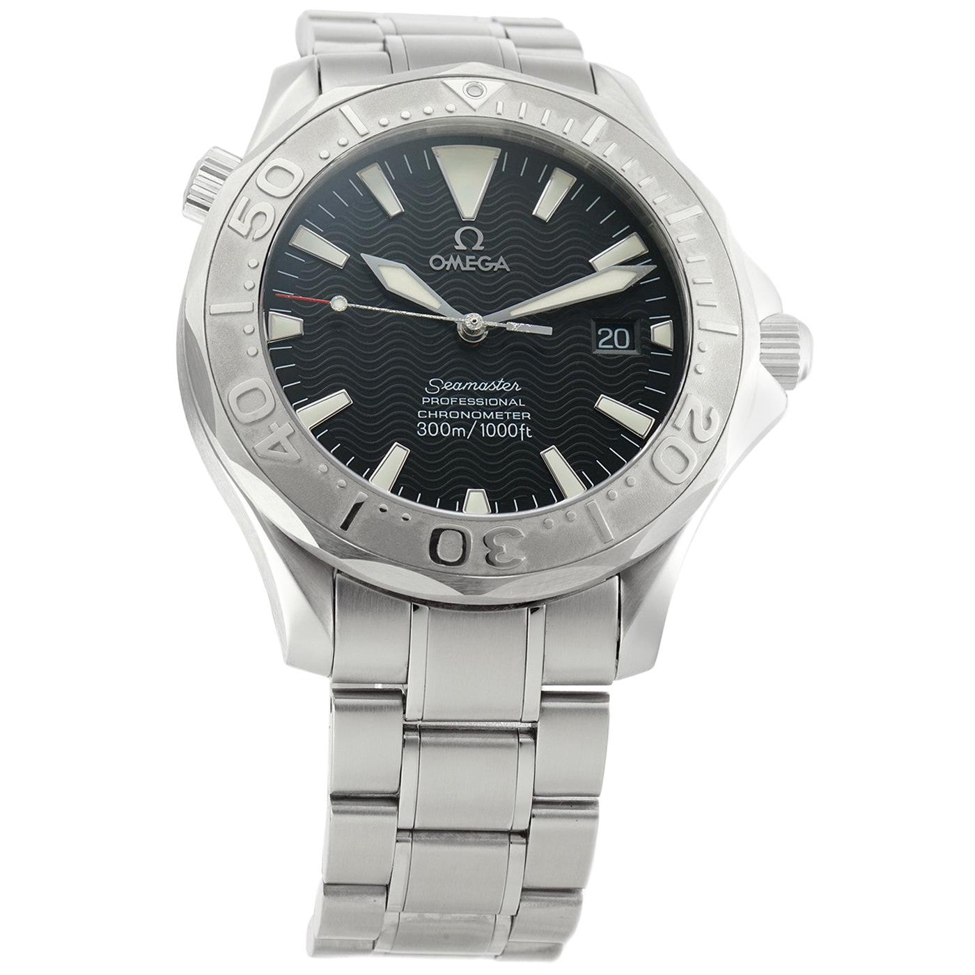 Omega Seamaster 2230.50.00, Black Dial, Certified and Warranty