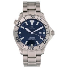 Retro Omega Seamaster 2265.80.00 Electric Blue Men's Watch