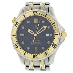 Omega Seamaster 2342.80.00 with Band and Blue Dial Certified Pre-Owned