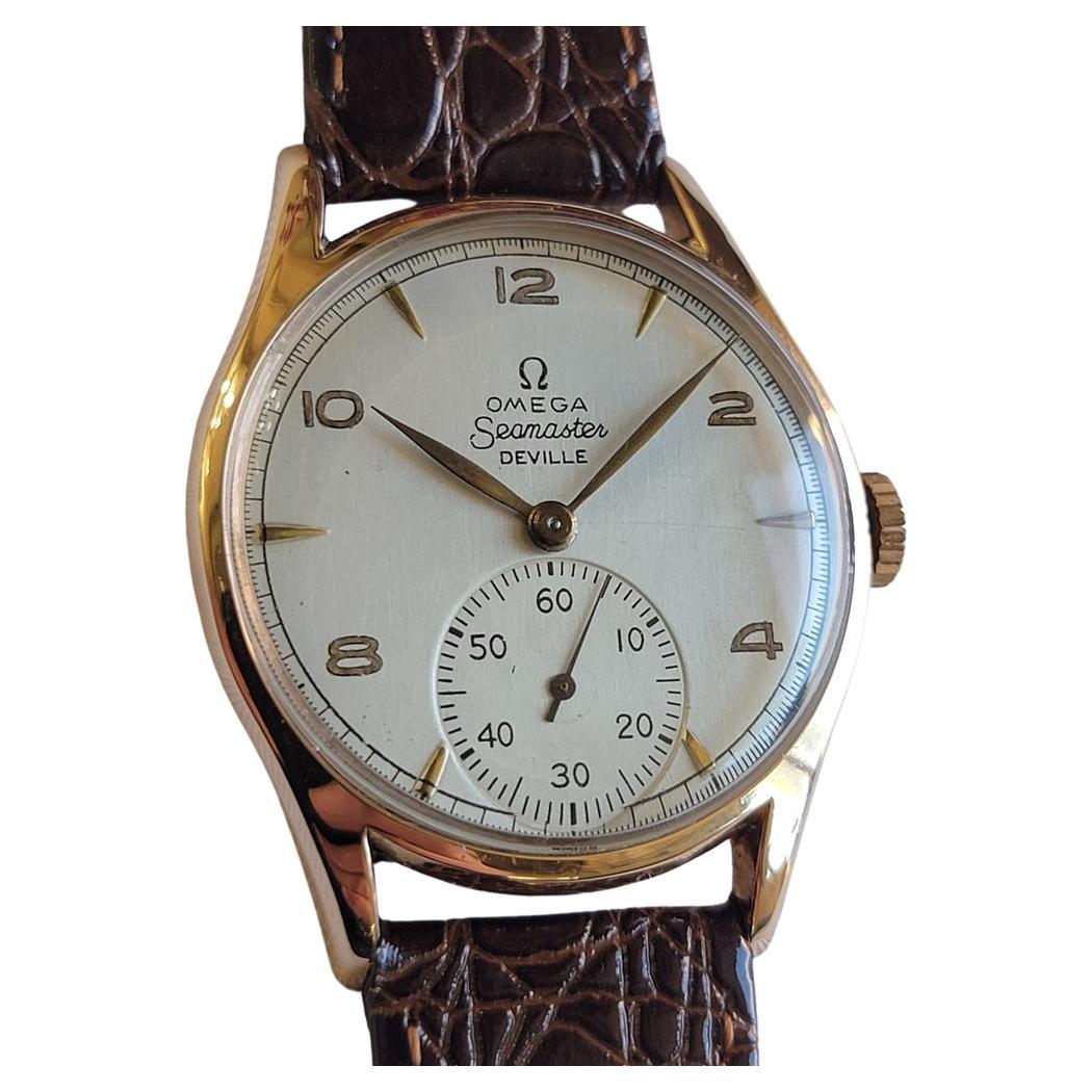 Omega Seamaster 2508 DeVille 18k Oro Rosa 36mm Hombre 1940s Viento Manual RA711 en venta