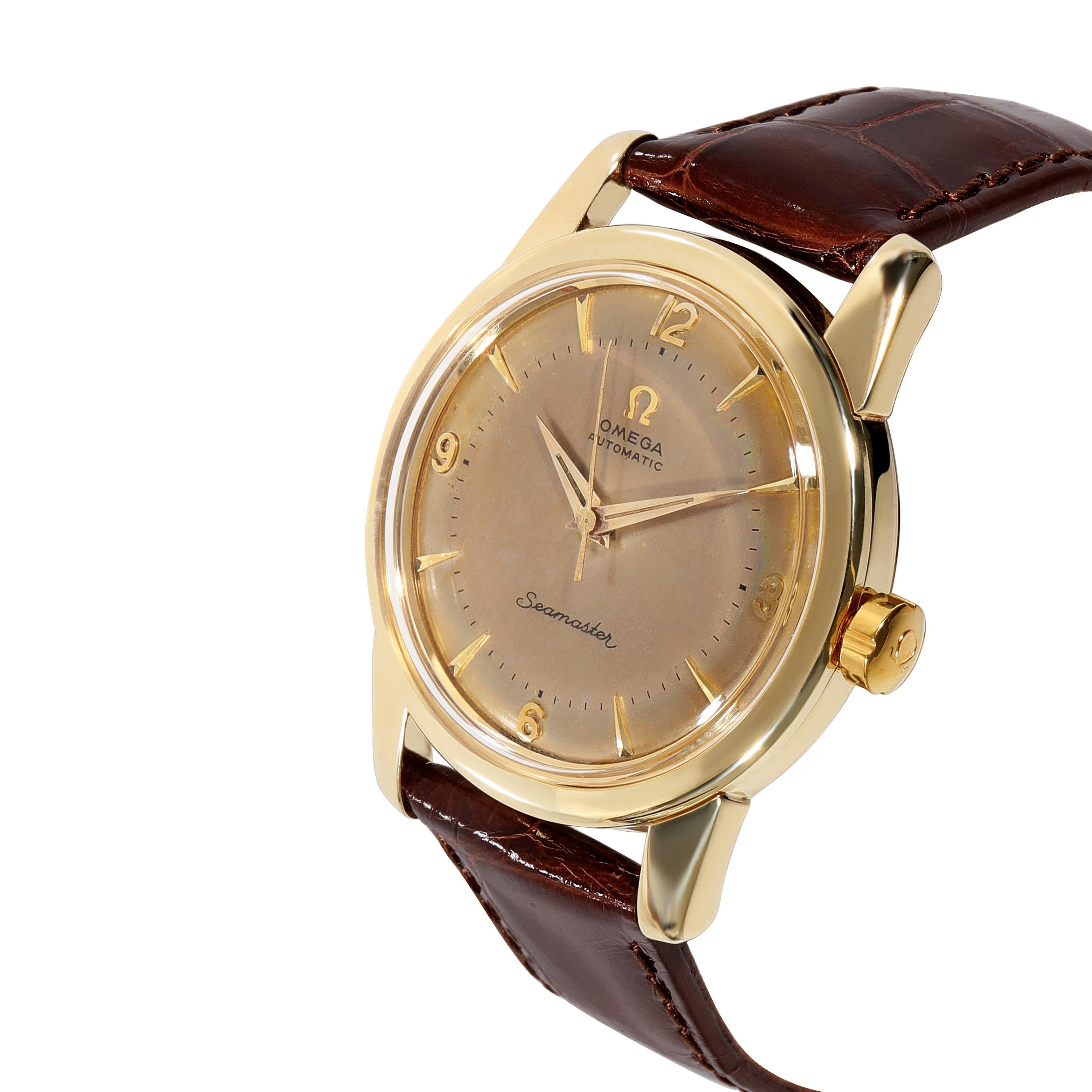 omega seamaster gold