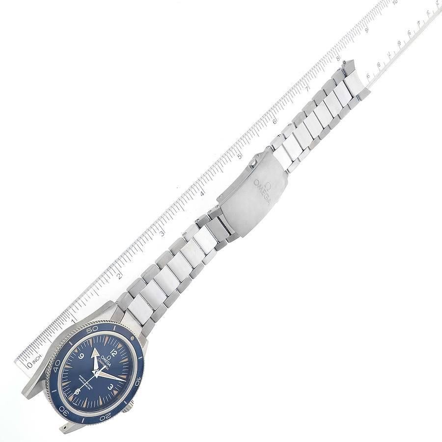 Omega Seamaster 300 Blue Dial Titanium Watch 233.90.41.21.03.001 Box Card en vente 4