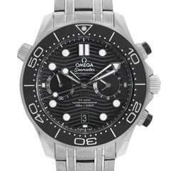 Omega Seamaster 300 Chronograph Steel Black Dial Mens Watch 210.30.44.51.01.001