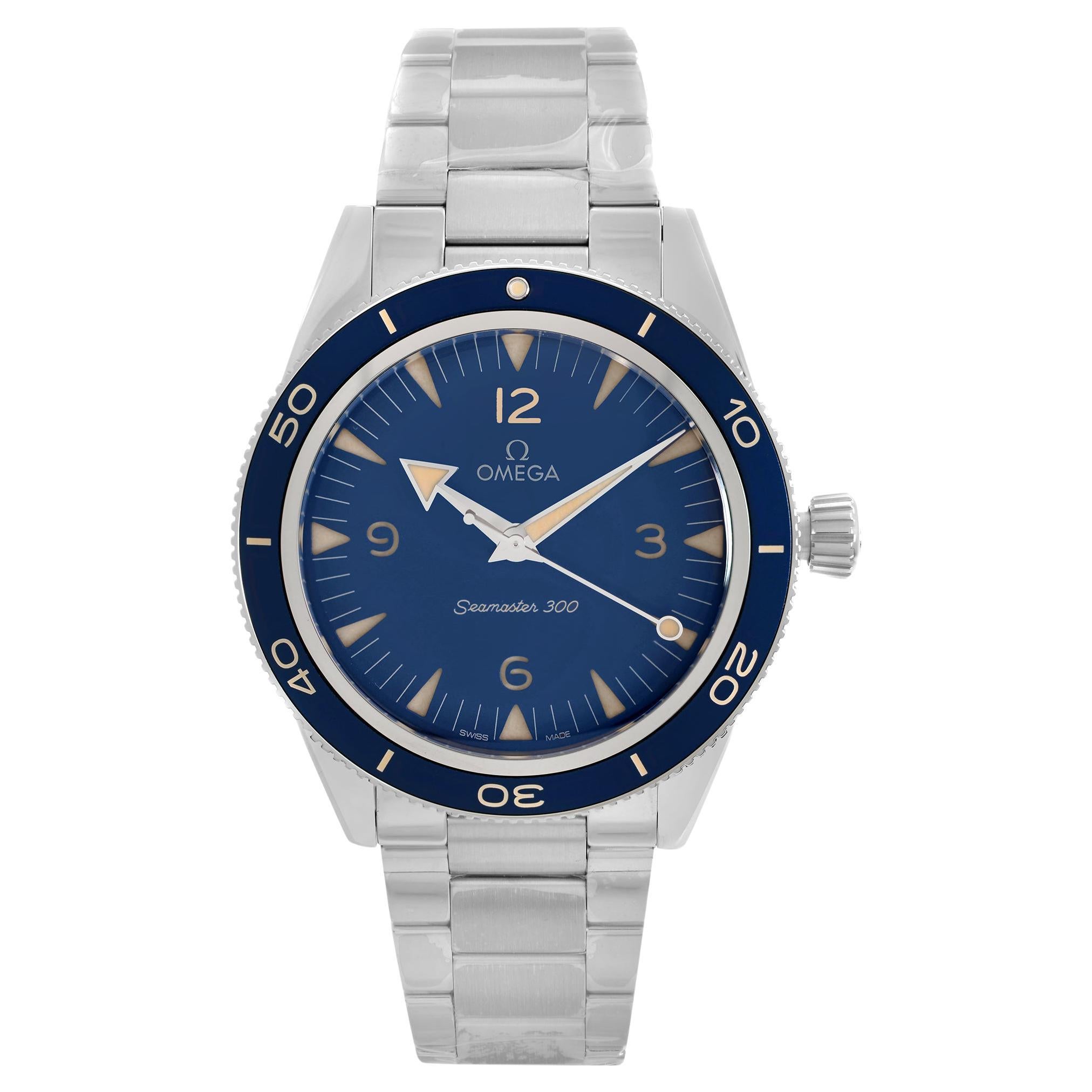Omega Seamaster 300 Co-Axial Master Chronometer Blue Dial 234.30.41.21.03.001 For Sale