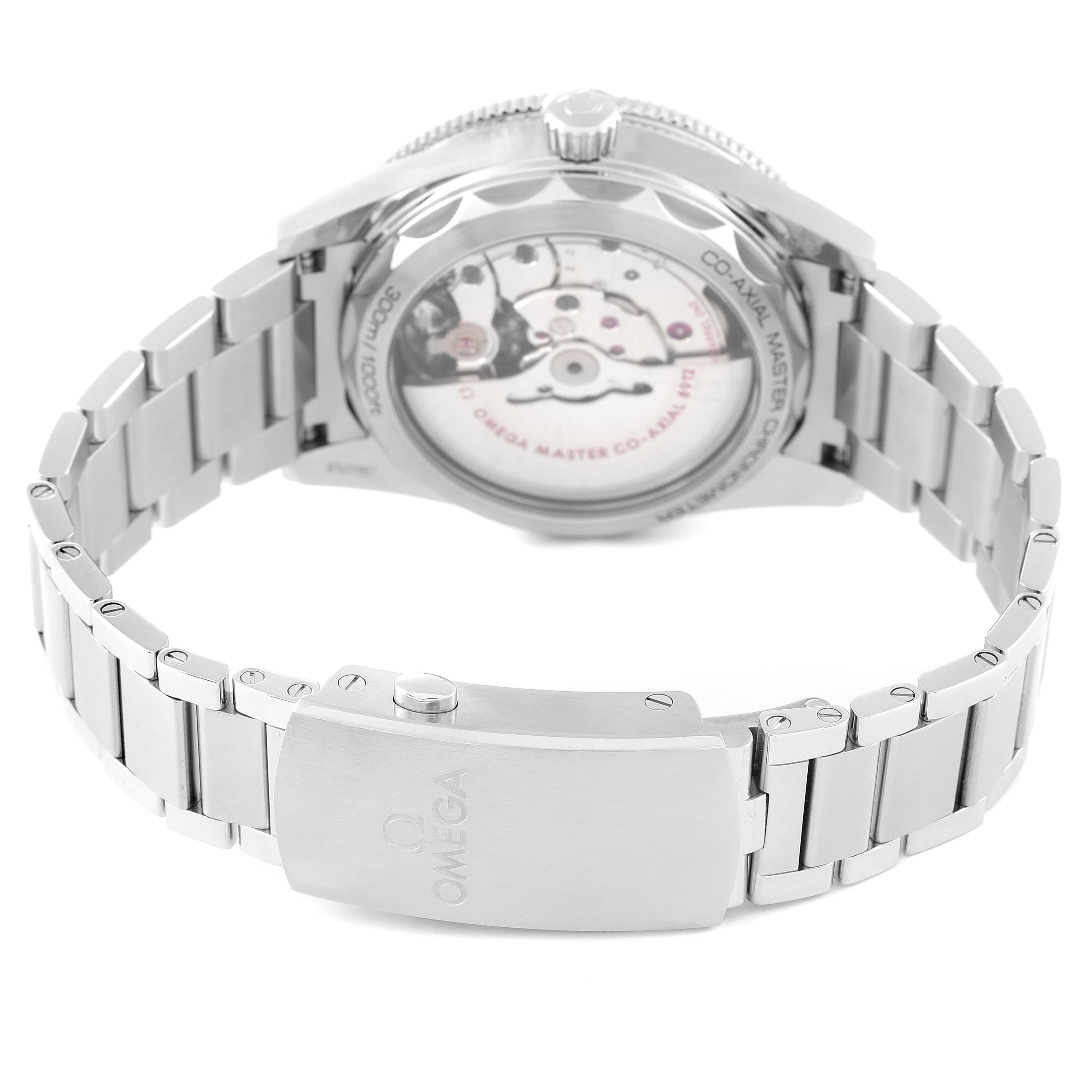Men's Omega Seamaster 300 Co-Axial Steel Mens Watch 234.30.41.21.01.001 Box Card For Sale