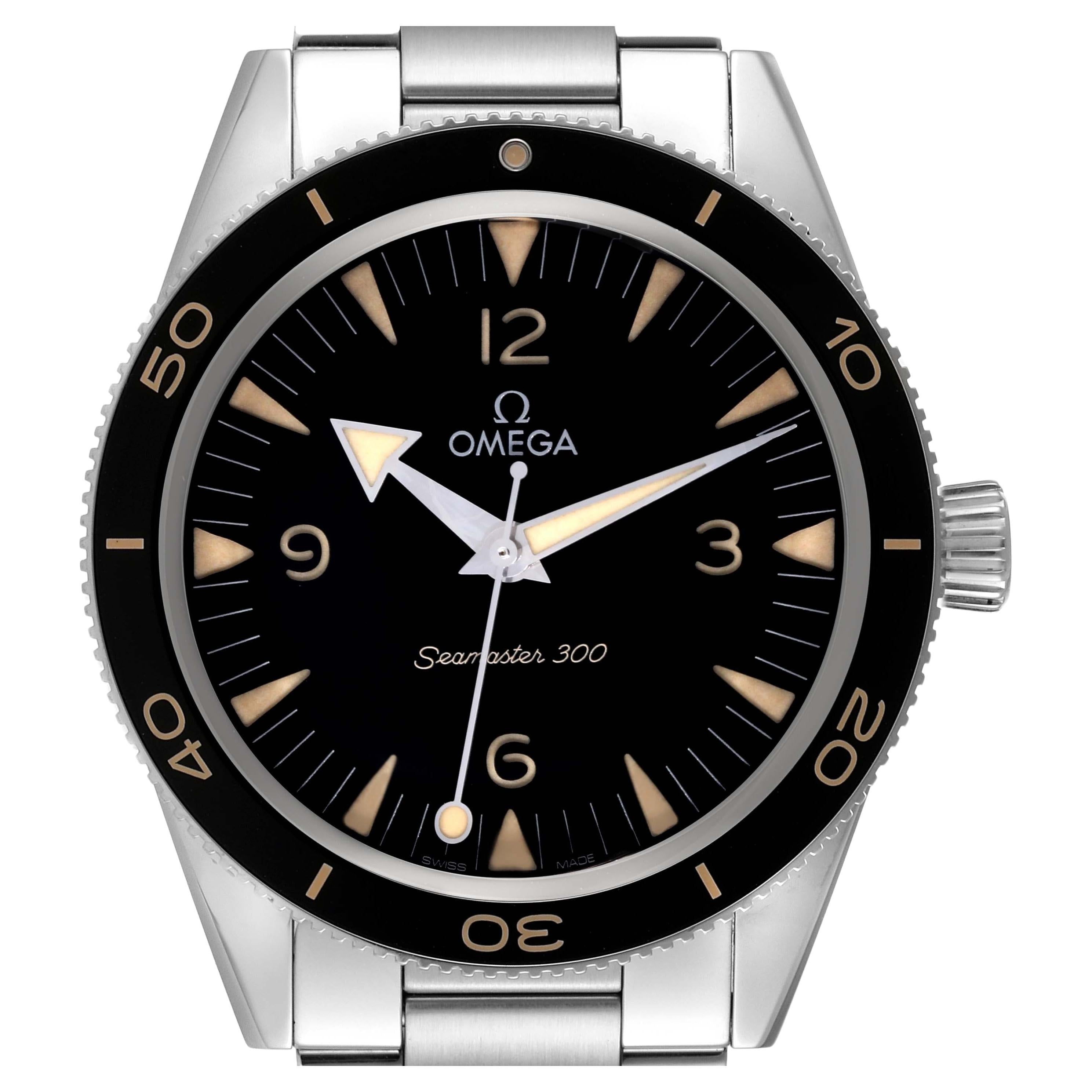Omega Seamaster 300 Co-Axial Steel Mens Watch 234.30.41.21.01.001 Box Card