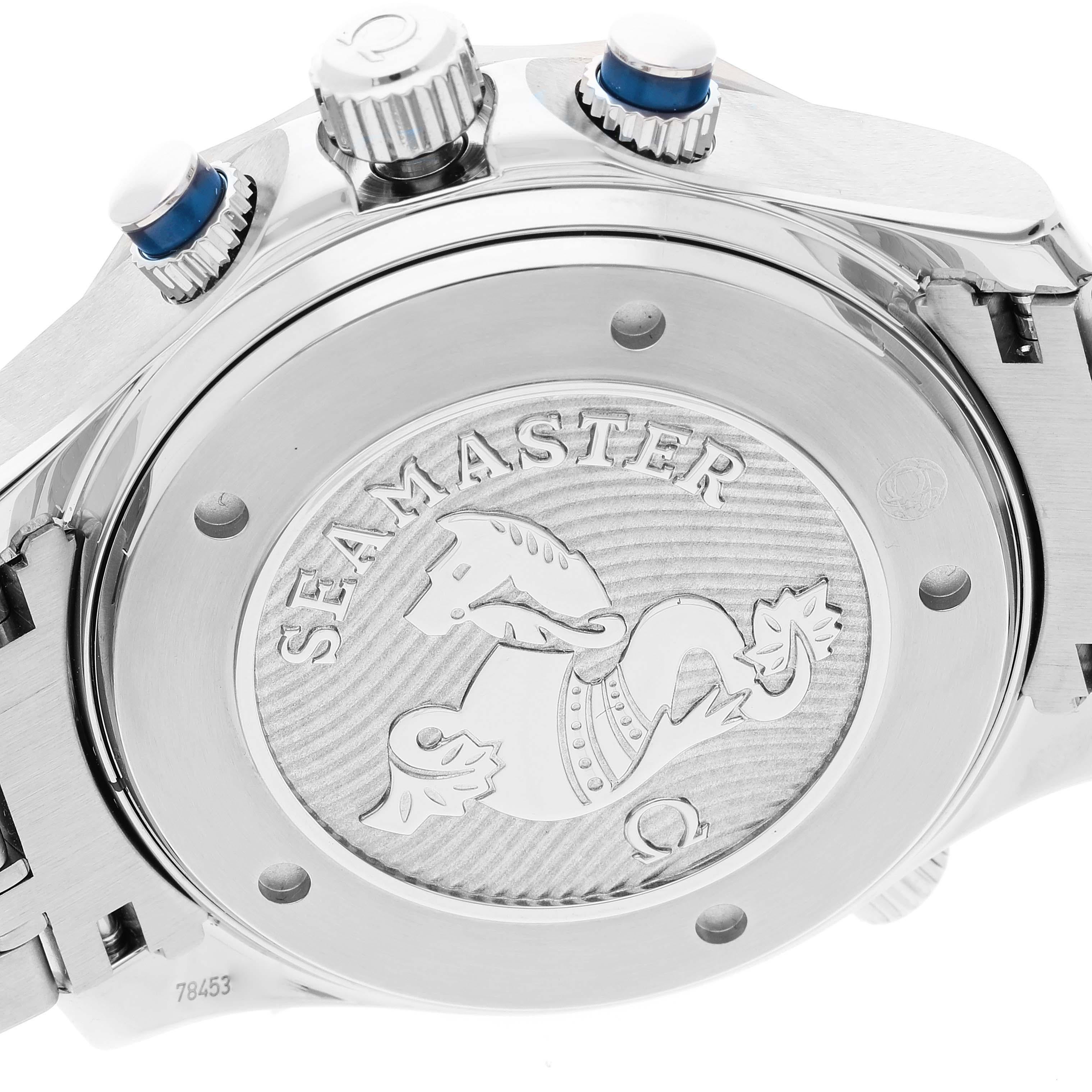 Omega Seamaster 300 GMT Steel Mens Watch 212.30.44.52.03.001 Box Card 2