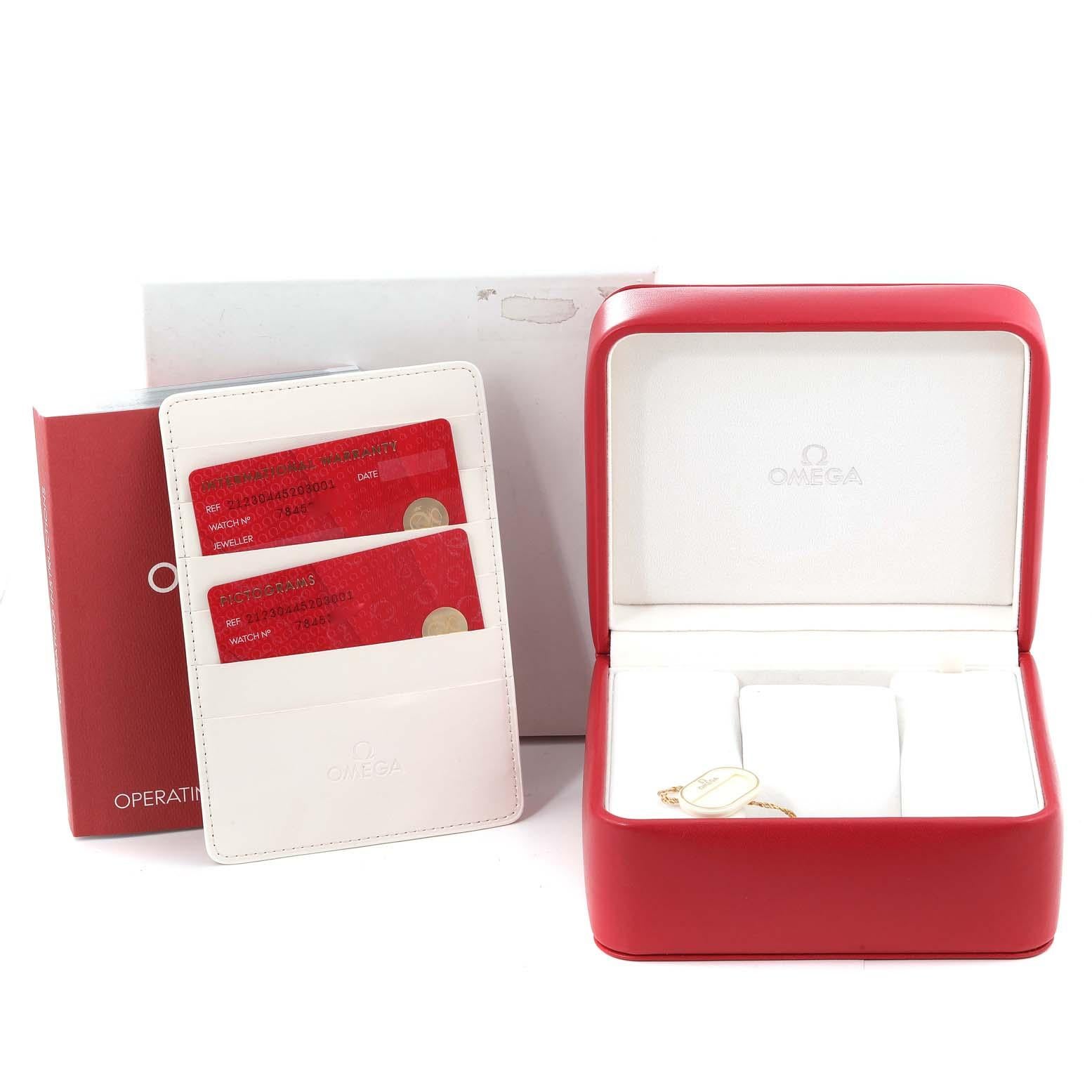 Omega Seamaster 300 GMT Acciaio Orologio Uomo 212.30.44.52.03.001 Scheda Box 6