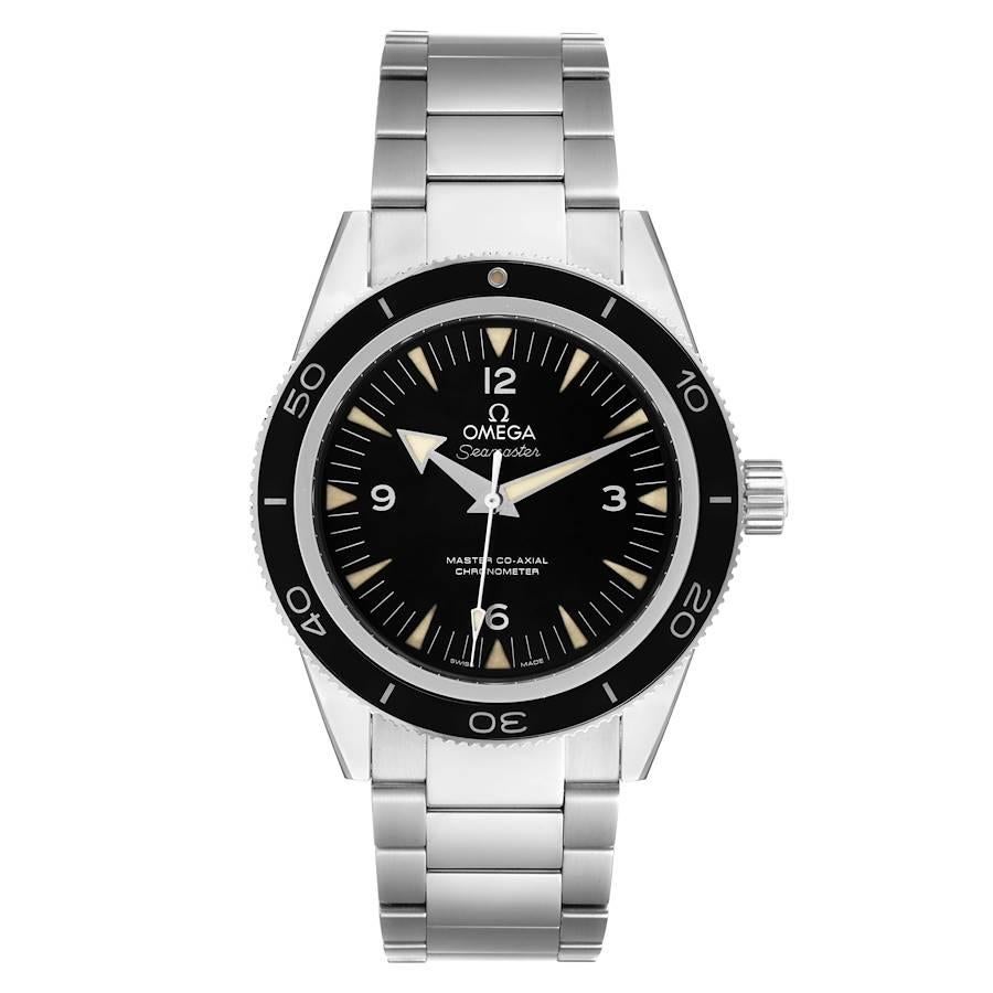 Omega Seamaster 300 Master Co-Axial Mens Watch 233.30.41.21.01.001 Box Card. Automatic self-winding movement with Co-Axial escapement. Resistant to magnetic fields greater than 15,000 gauss. Free sprung-balance with silicon balance spring, two