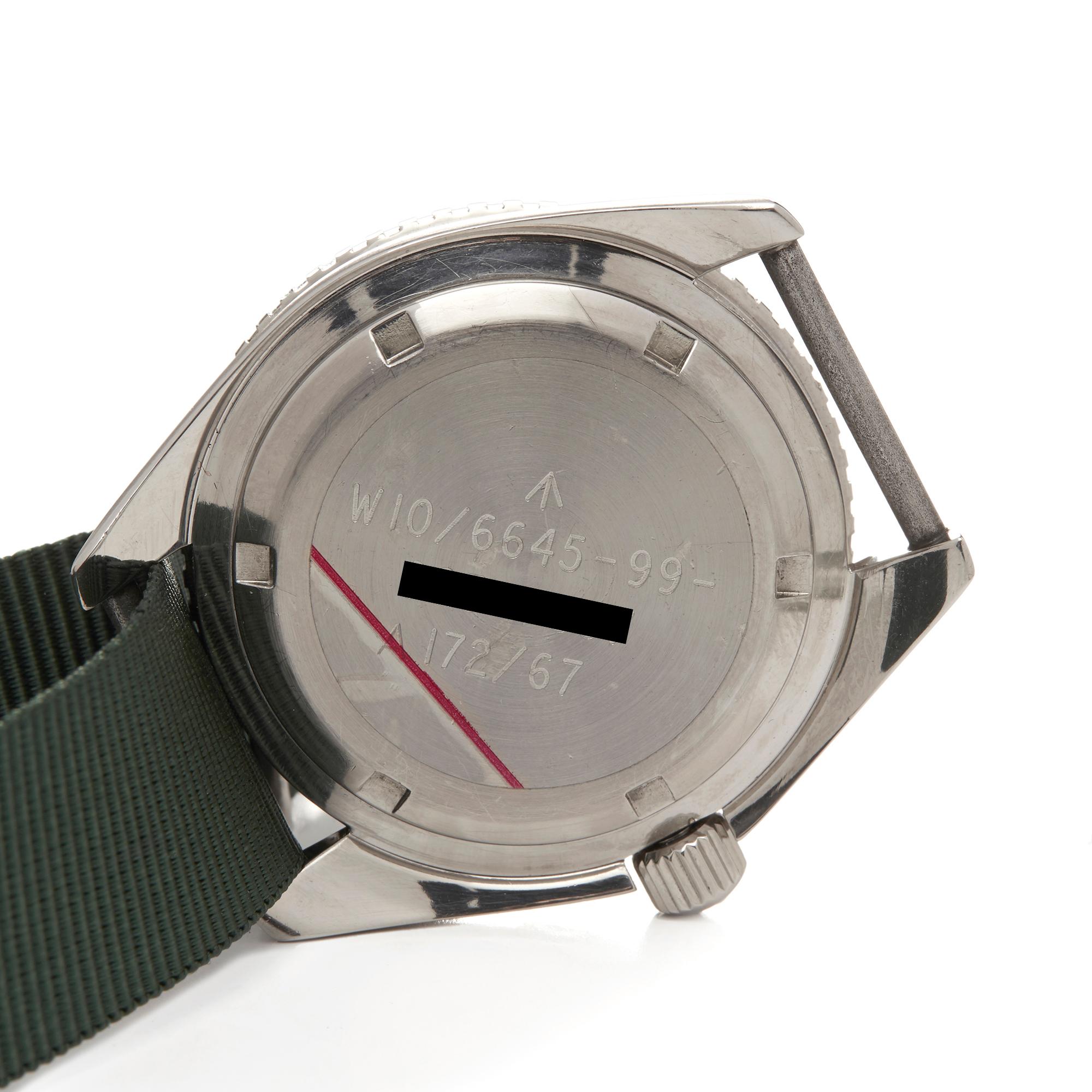 Men's Omega Seamaster 300 Military Stainless Steel ST 165024 Wristwatch