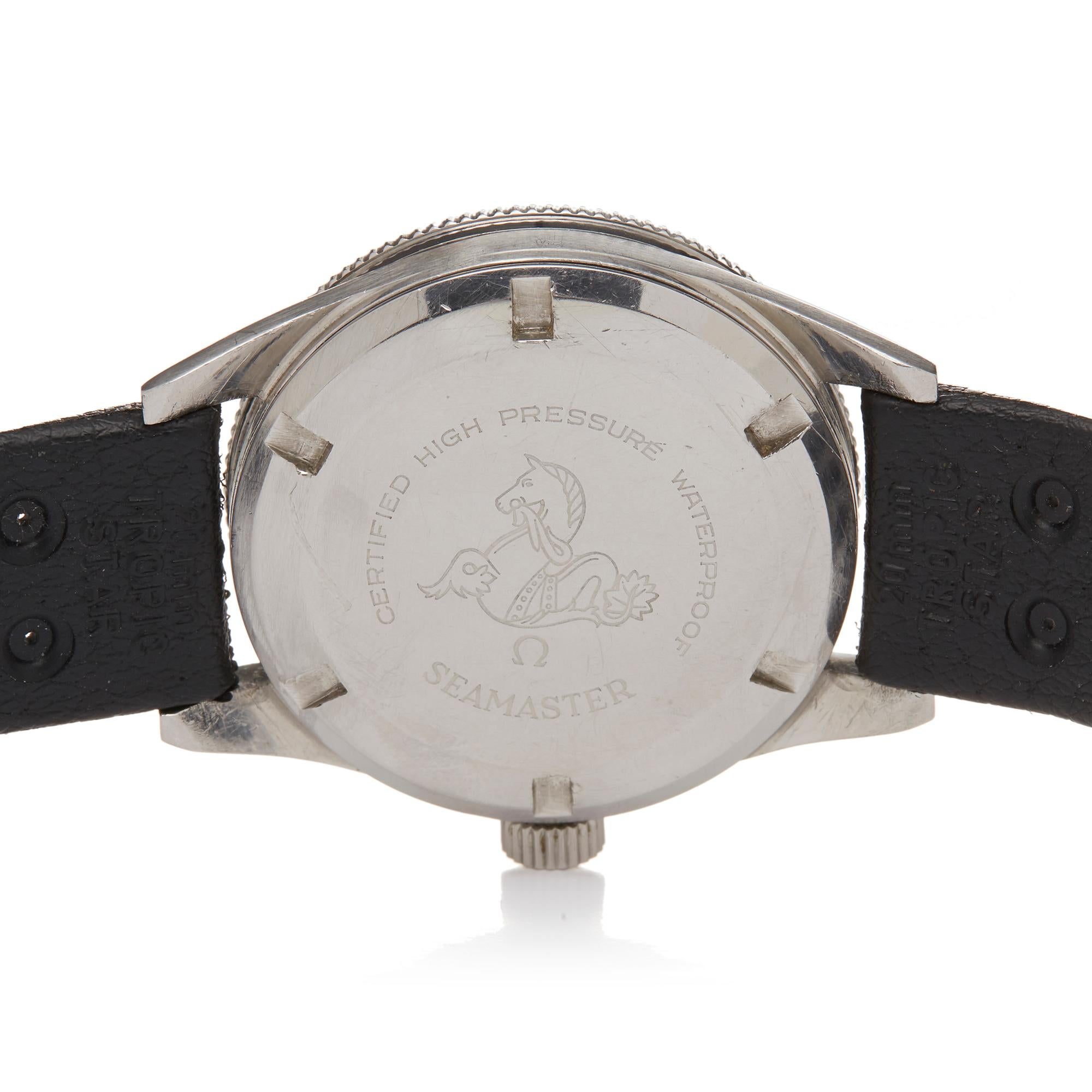 Men's Omega Seamaster 300 Radium Dial Stainless Steel Cal 552 Wristwatch