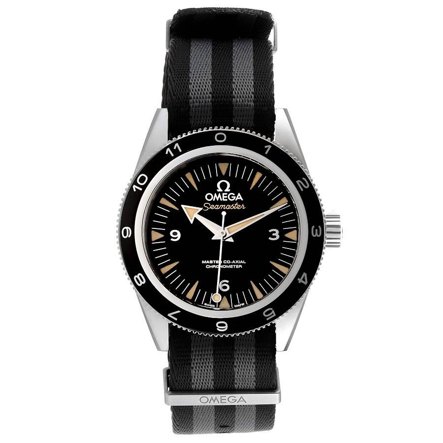 Omega Seamaster 300 Spectre LE Mens Watch 233.32.41.21.01.001 Box Papers. Automatic self-winding movement with Co-Axial escapement. Resistant to magnetic fields greater than 15,000 gauss. Free sprung-balance with silicon balance spring, two barrels