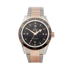 Omega Seamaster 300 Stainless Steel & 18k Rose Gold 23320412101001 Wristwatch