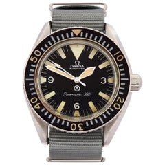 Retro Omega Seamaster 300 T Dial Stainless Steel 165.024