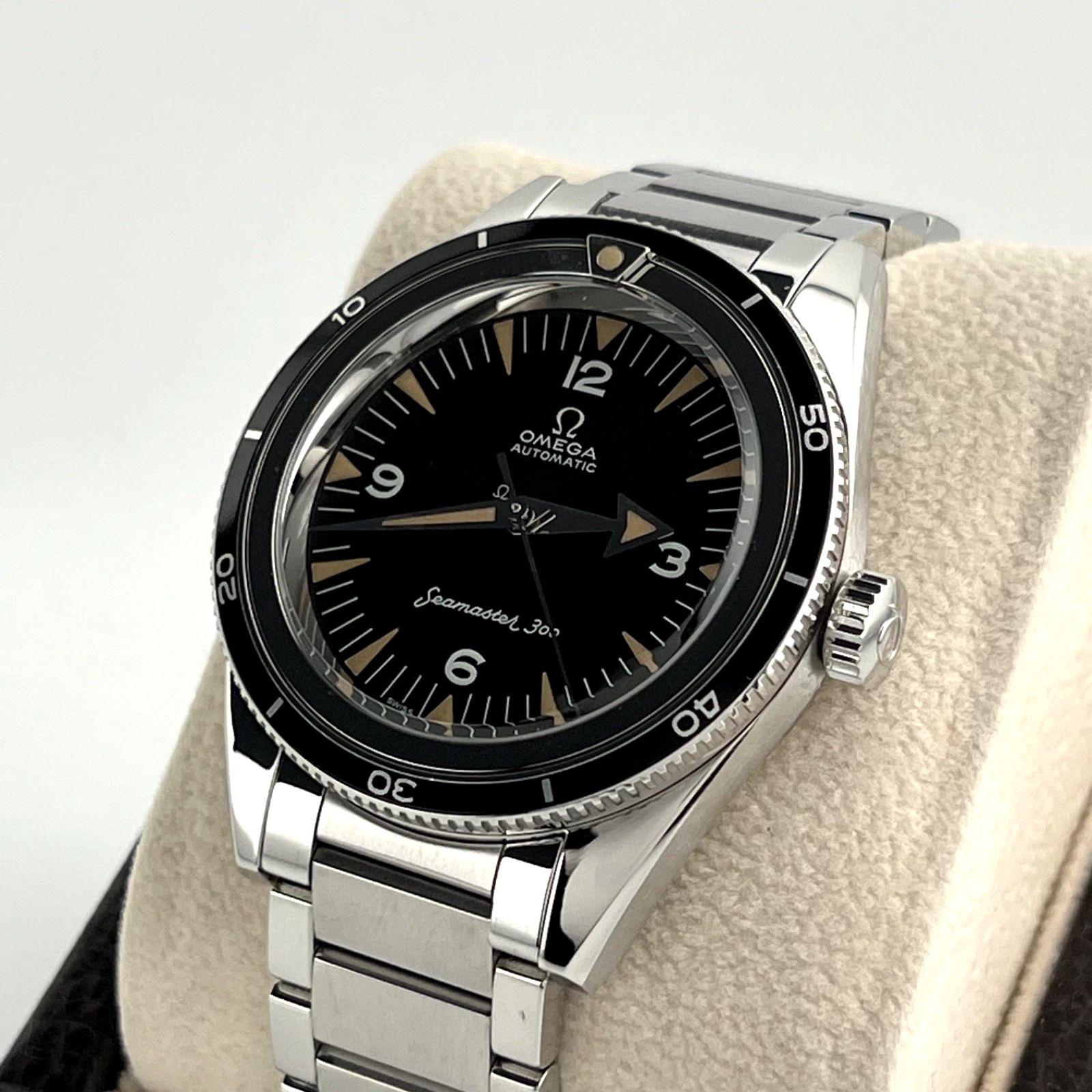 Omega Seamaster 300 The 1957 Trilogy 234.10.39.20.01.001 39mm Steel Box Paper For Sale 2