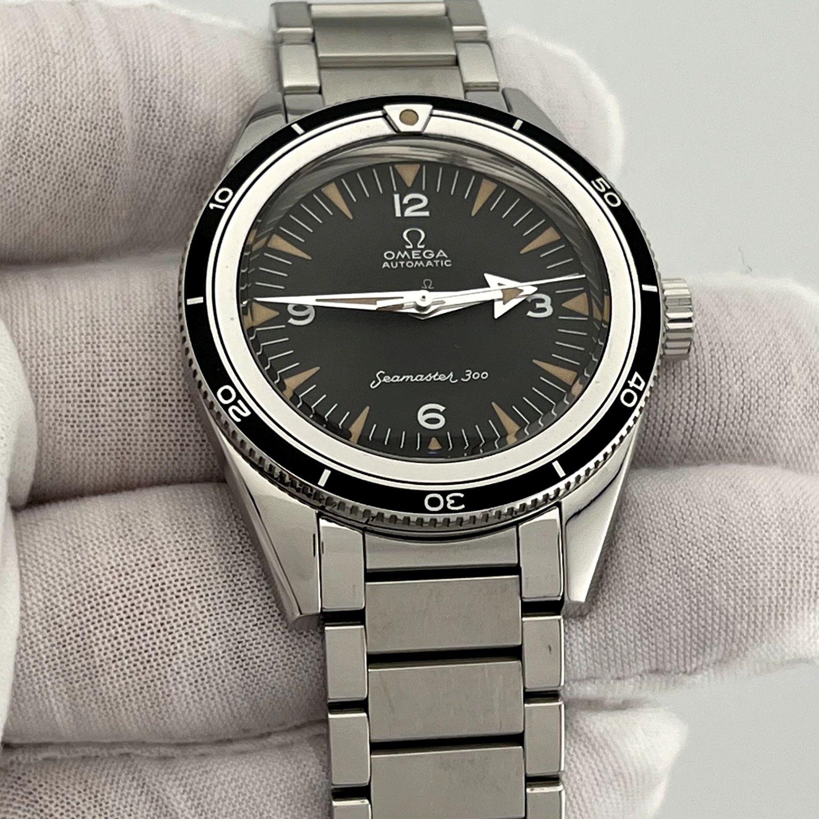 Omega Seamaster 300 The 1957 Trilogy 234.10.39.20.01.001 39mm Steel Box Paper For Sale 3