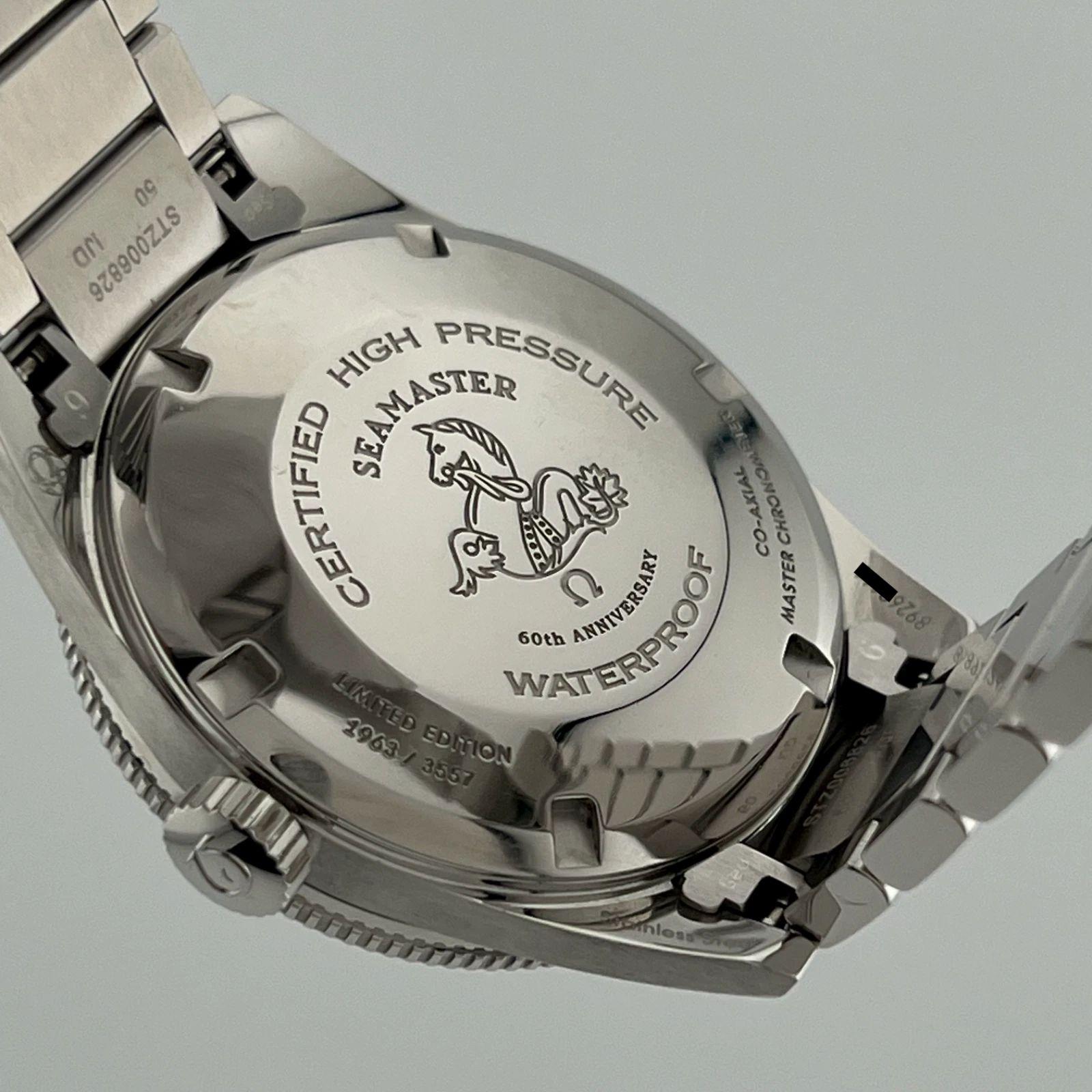 Omega Seamaster 300 The 1957 Trilogy 234.10.39.20.01.001 39mm Steel Box Paper For Sale 4