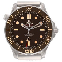 Omega Seamaster 300M 007 Edition Titanium Watch 210.90.42.20.01.001 Box Card