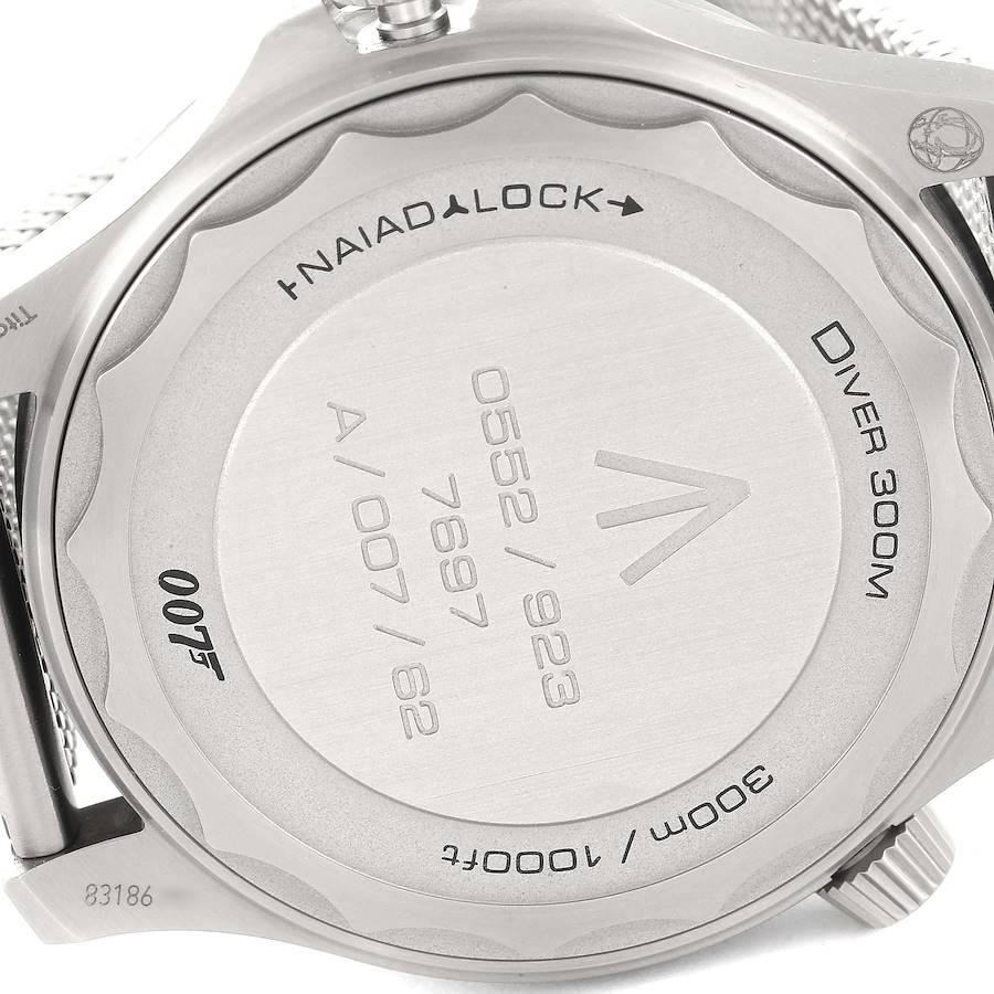 Omega Seamaster 300m 007 Edition Titanium Watch 210.90.42.20.01.001 Unworn In Excellent Condition In Atlanta, GA