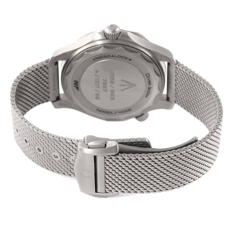 Omega Seamaster 300M 007 Edition Titanium Watch 210.90.42.20.01.001 Unworn For Sale 3