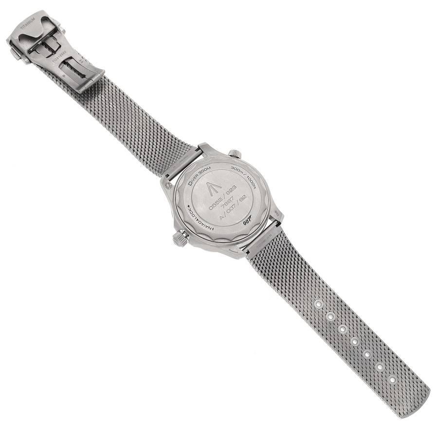 Omega Seamaster 300m 007 Edition Titanium Watch 210.90.42.20.01.001 Unworn 5