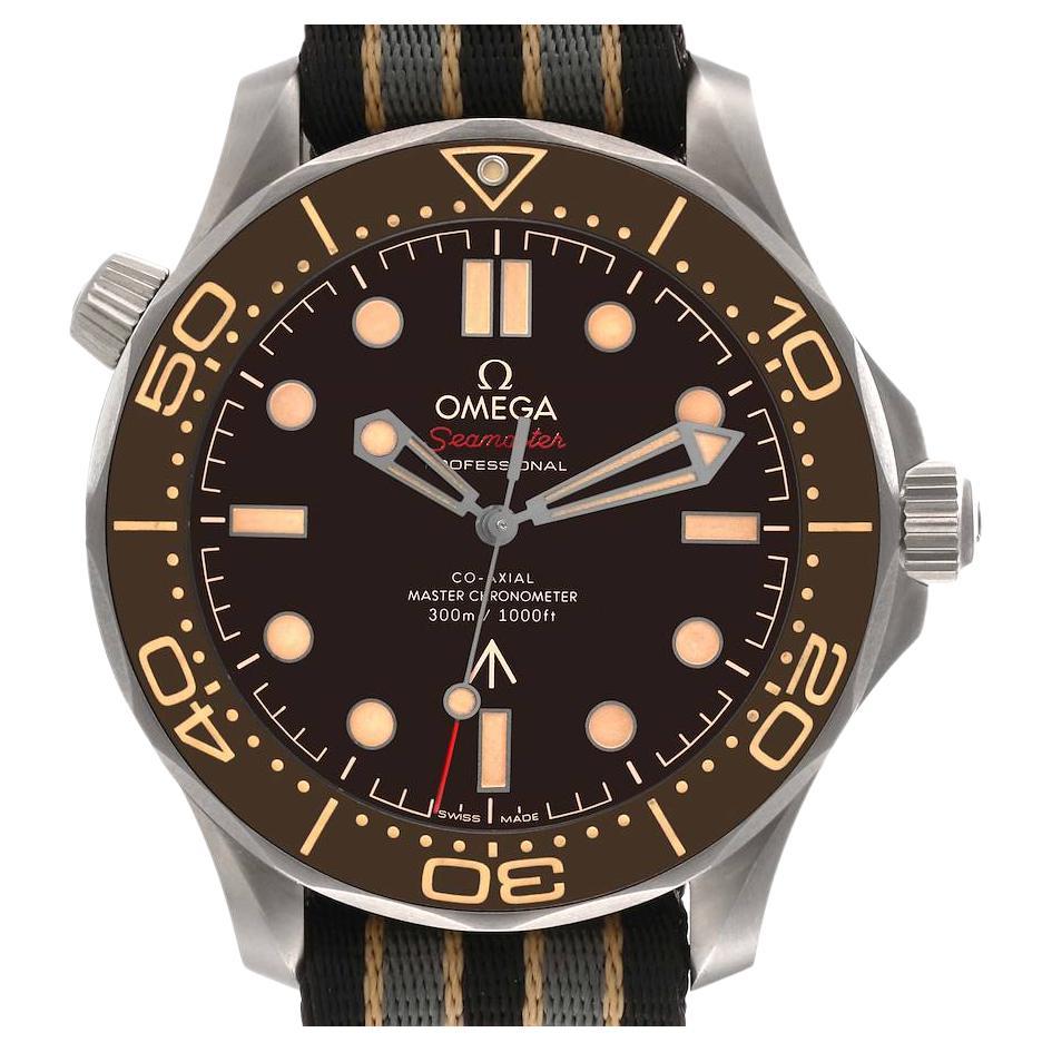 Omega Seamaster 300M 007 Edition Titanium Watch 210.92.42.20.01.001 Box Card