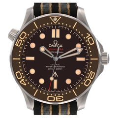 Omega Seamaster 300M 007 Edition Titanium Watch 210.92.42.20.01.001 Box Card