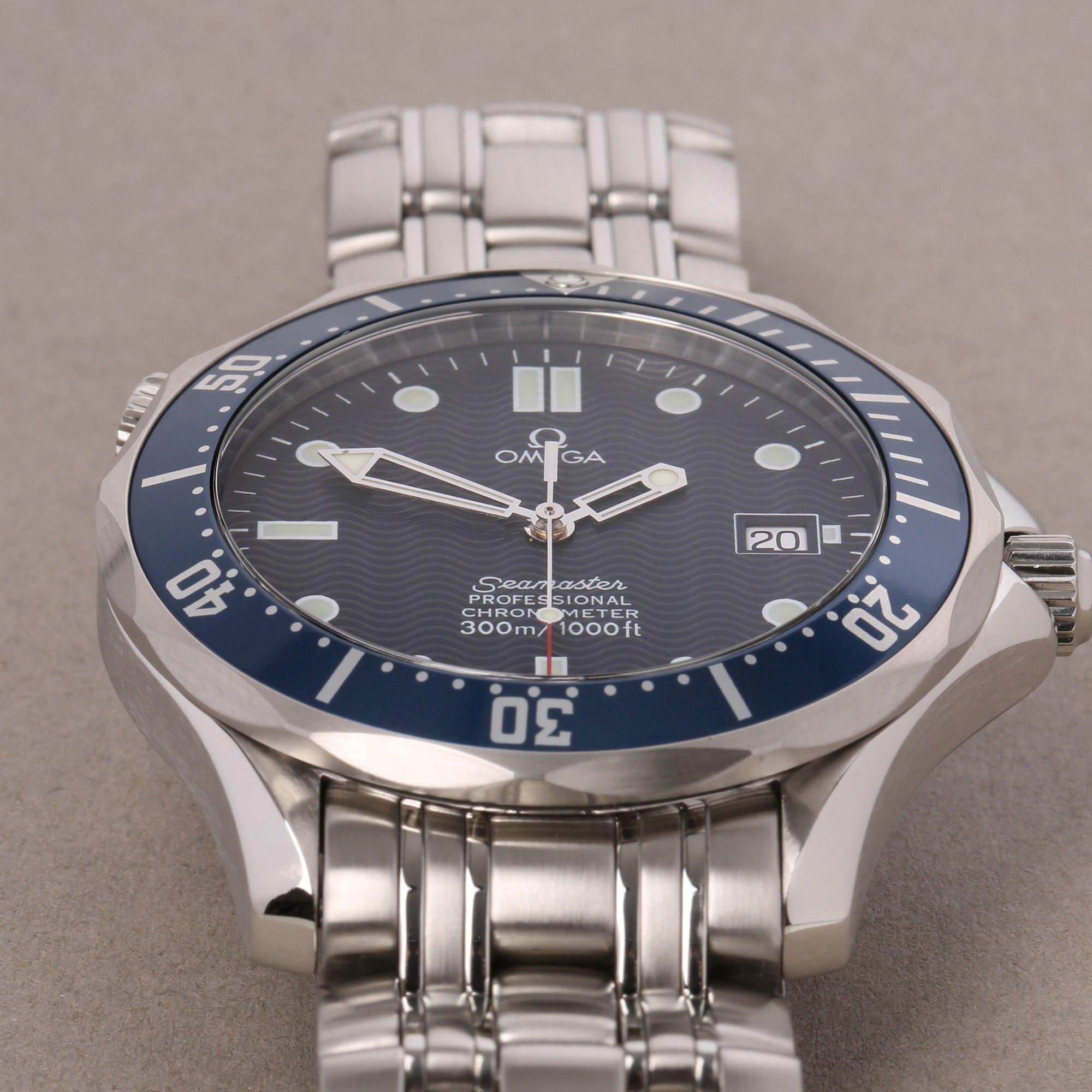 Omega Seamaster 300m 25318000 Men's Stainless Steel Watch 5