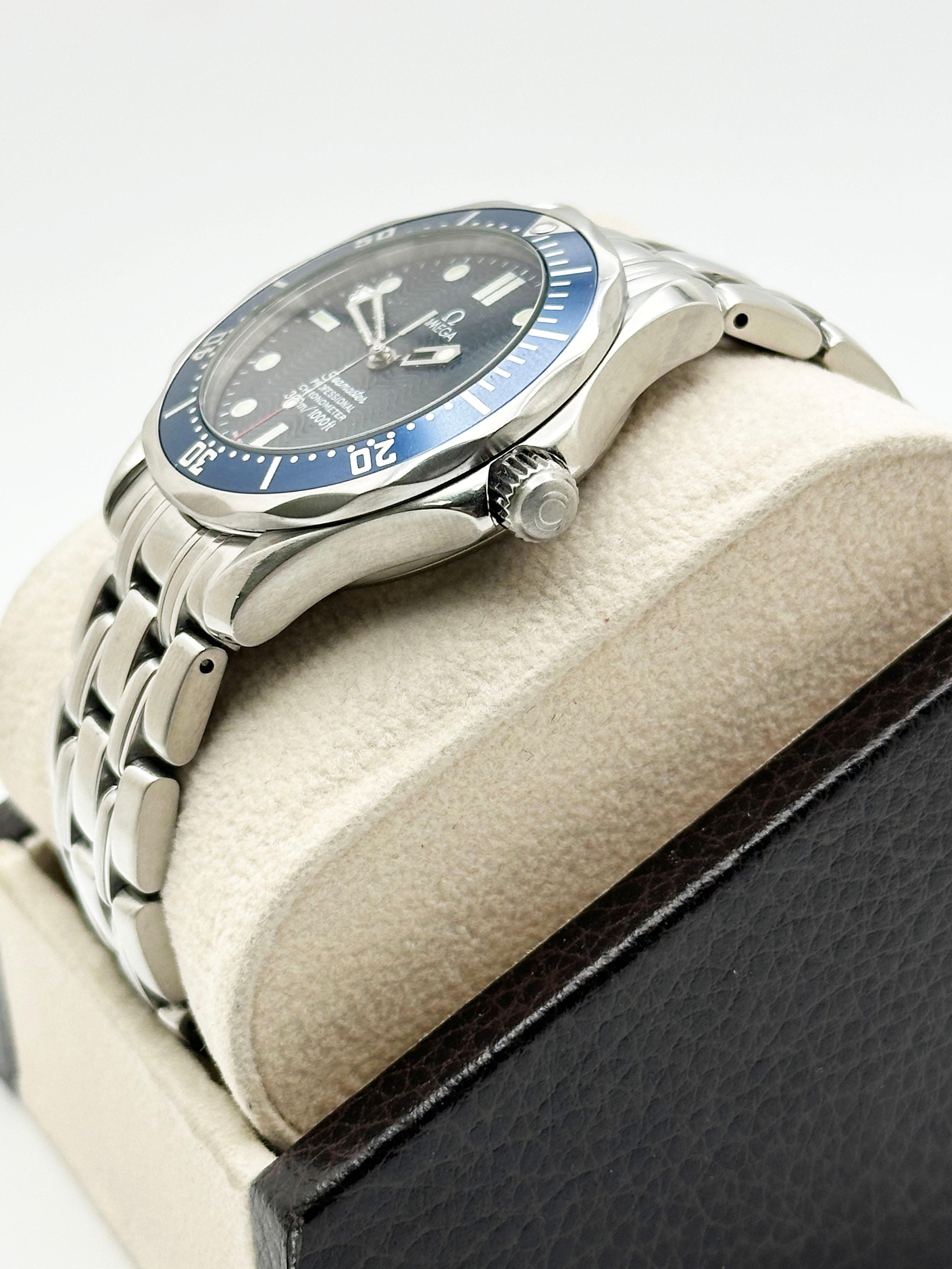 Omega Seamaster 300M 2551.80 36mm Edelstahl Box Papiere im Angebot 1