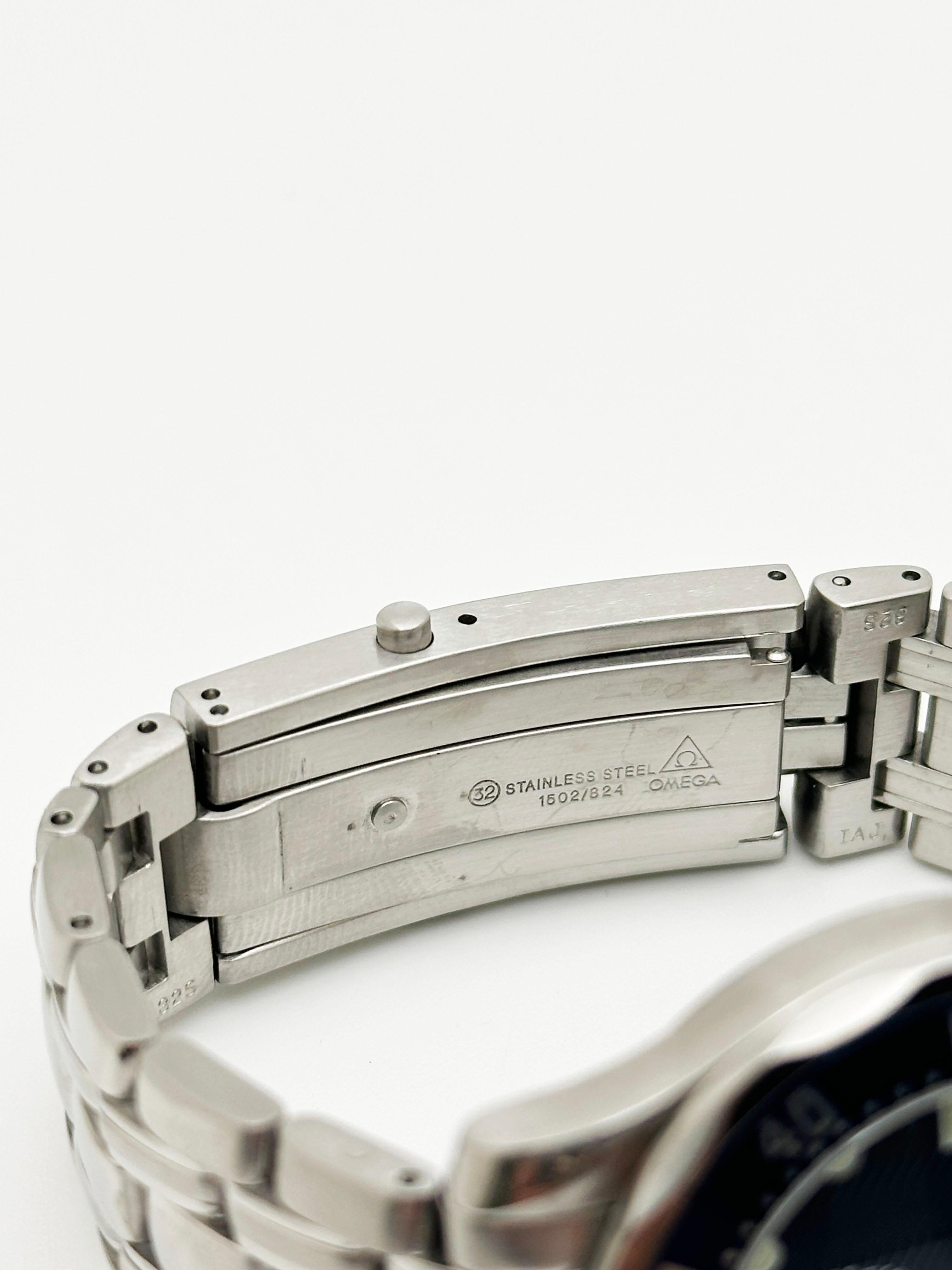 Omega Seamaster 300M 2551.80 36mm Edelstahl Box Papiere im Angebot 5