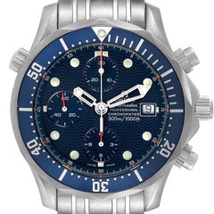 Omega Montre Seamaster 300m avec chronographe automatique en acier pour hommes 2599.80.00