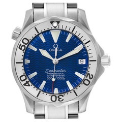 Omega Seamaster 300M Blue Dial Steel Mens Watch 2253.80.00 Card