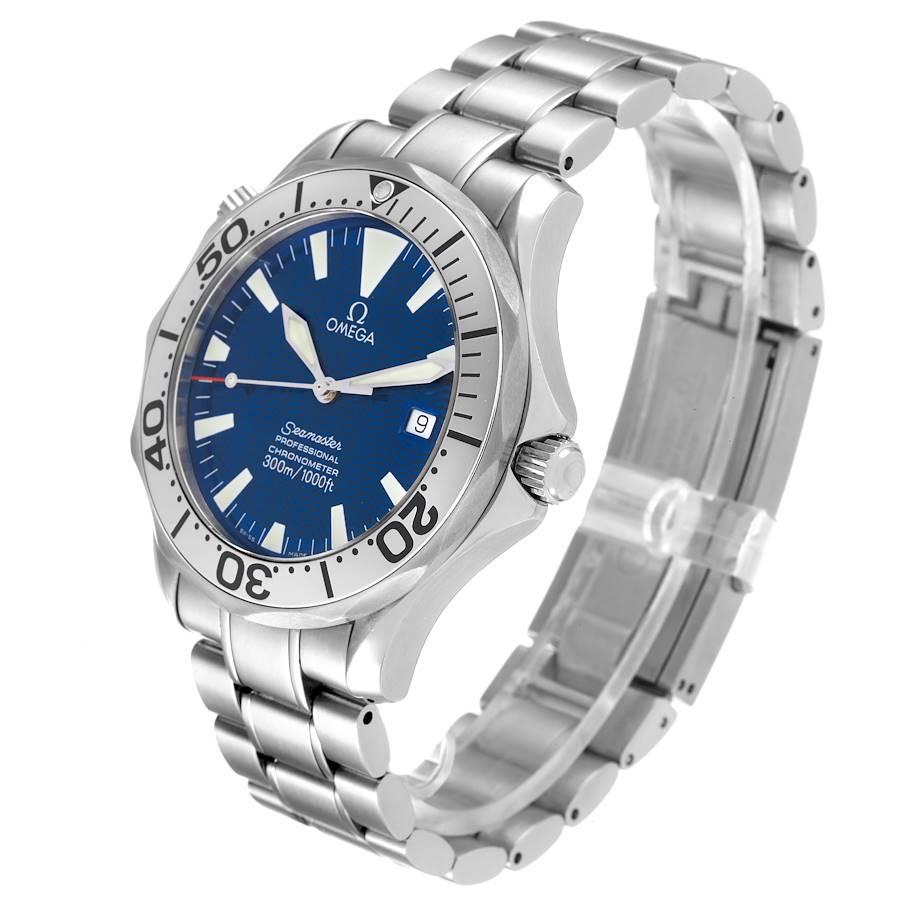  Omega Seamaster 300M avec cadran bleu en acier pour hommes 2255.80.00 Pour hommes 