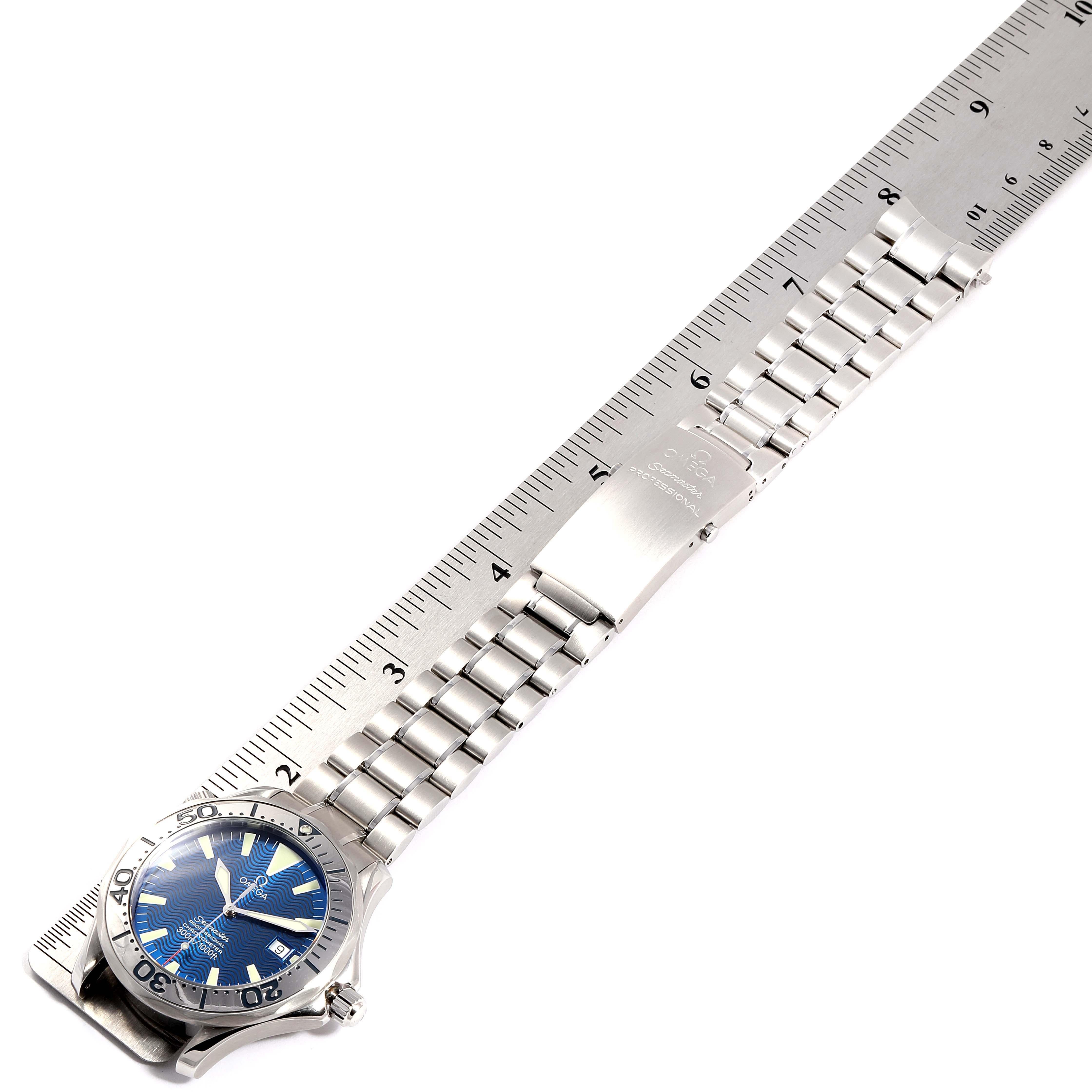 Omega Seamaster 300M Blue Dial Steel Men's Watch 2255.80.00 5
