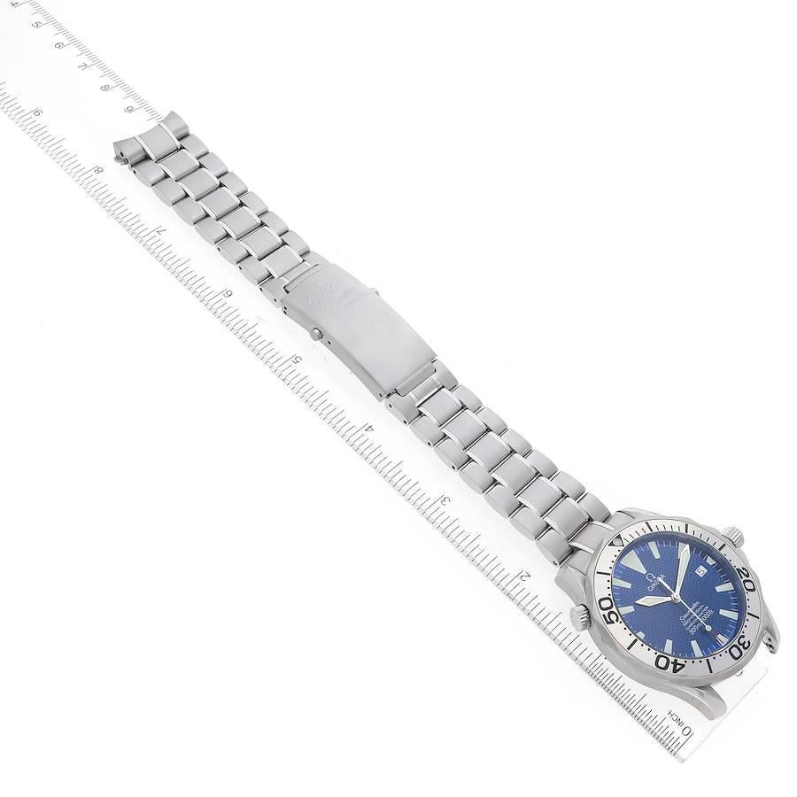 Omega Seamaster 300M avec cadran bleu en acier pour hommes 2255.80.00 4
