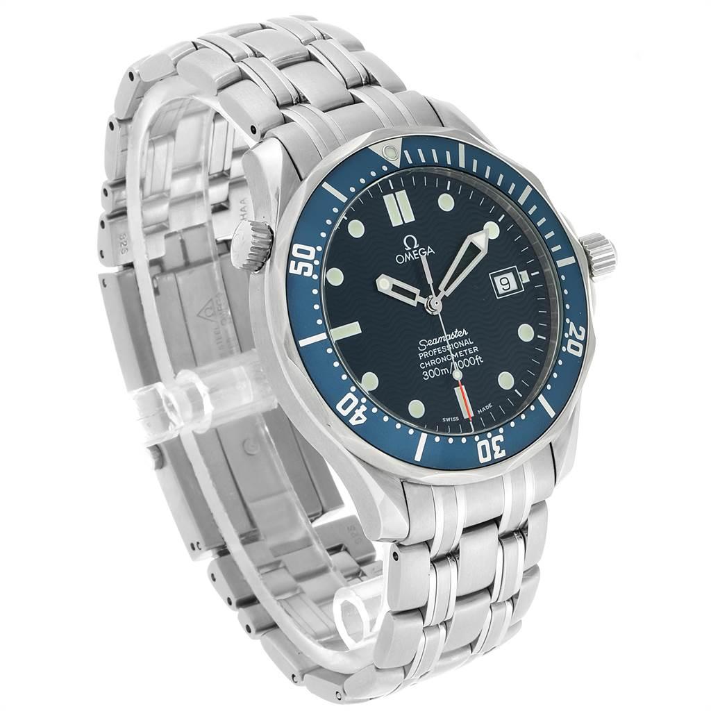 Omega Seamaster 300M Blue Dial Steel Men's Watch 2531.80.00 Card For Sale 2