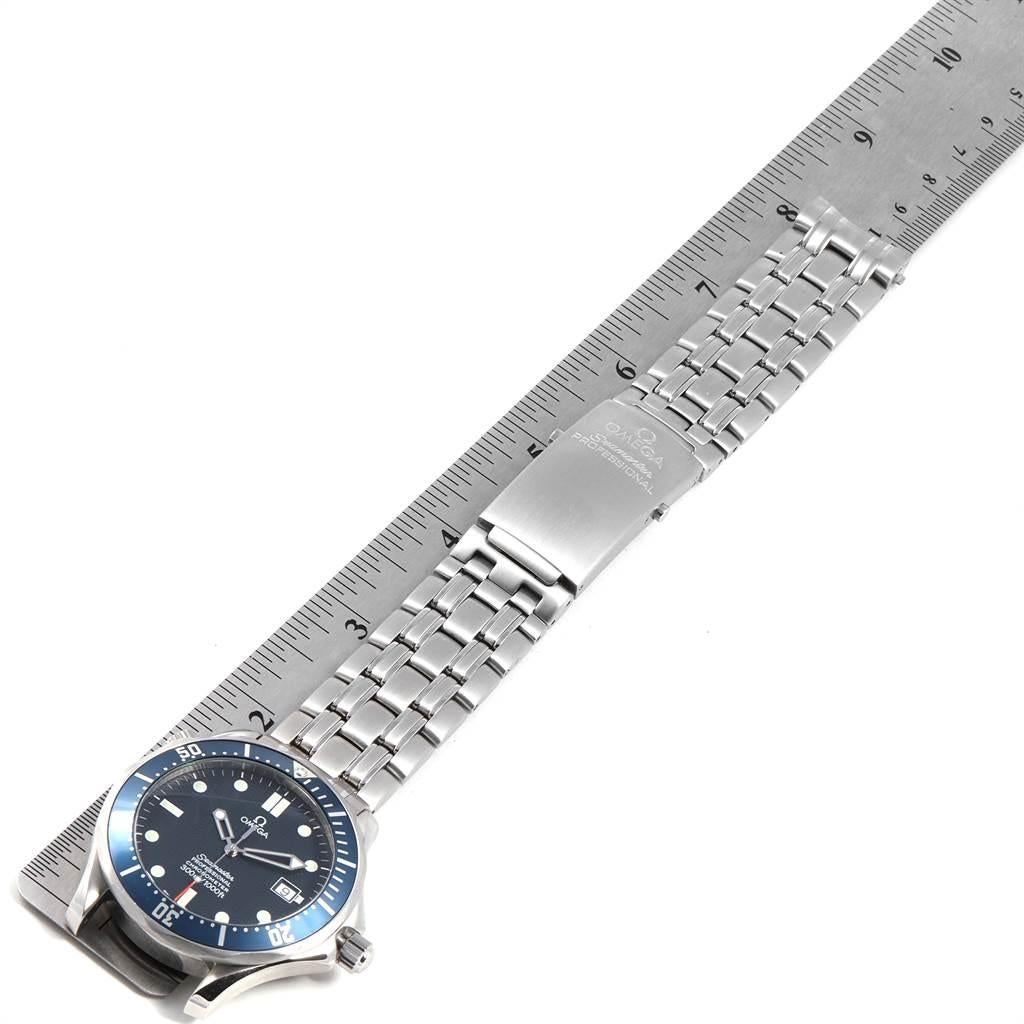 Omega Seamaster 300M Blue Dial Steel Men's Watch 2531.80.00 Card For Sale 6