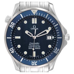 Omega Seamaster 300m Blue Dial Steel Mens Watch 2531.80.00 Card