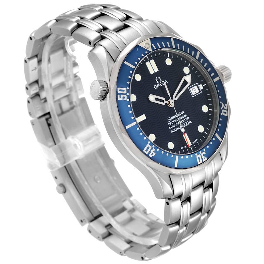 Omega Seamaster 300M Blue Dial Steel Mens Watch 2531.80.00 In Good Condition For Sale In Atlanta, GA