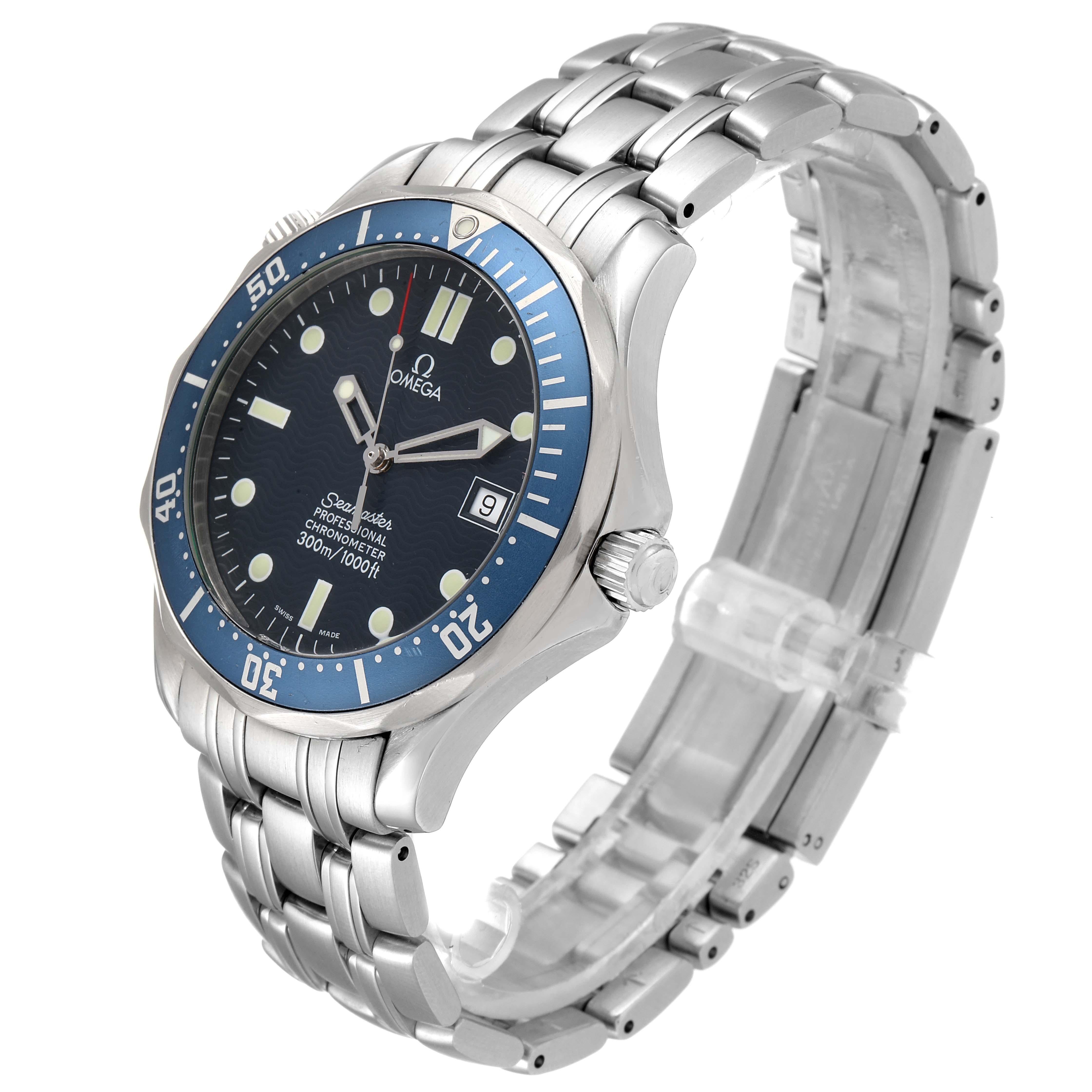 Men's Omega Seamaster Blue Dial Steel Mens Watch 2531.80.00 For Sale