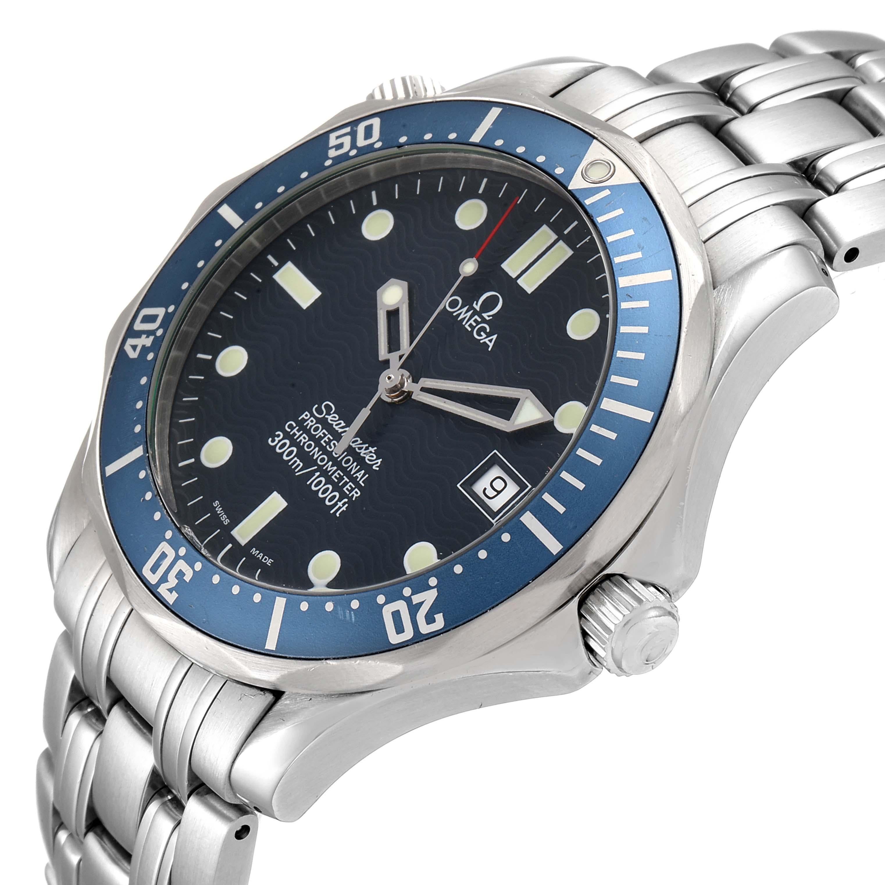 Omega Seamaster Blue Dial Steel Mens Watch 2531.80.00 For Sale 1