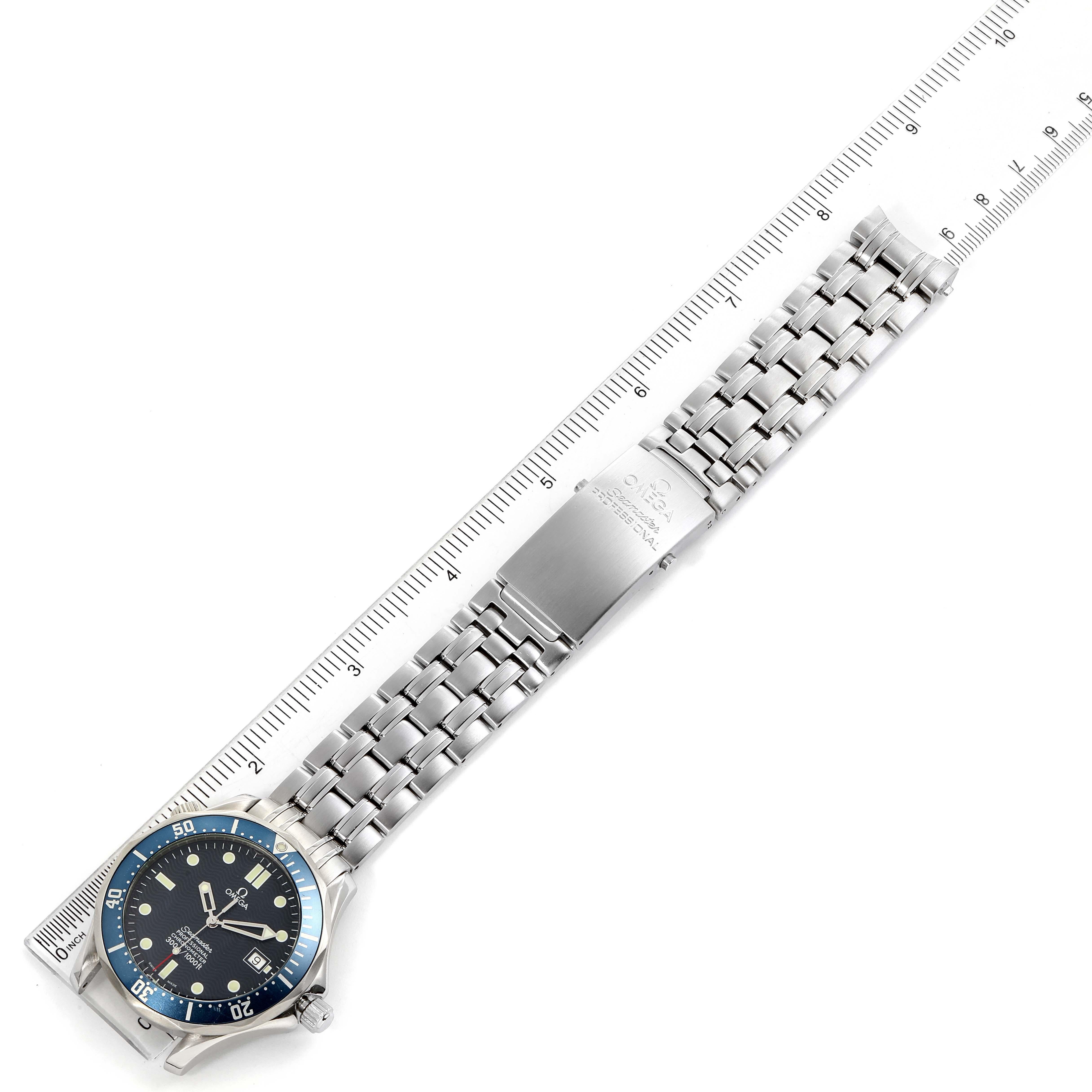 Omega Seamaster Blue Dial Steel Mens Watch 2531.80.00 For Sale 4