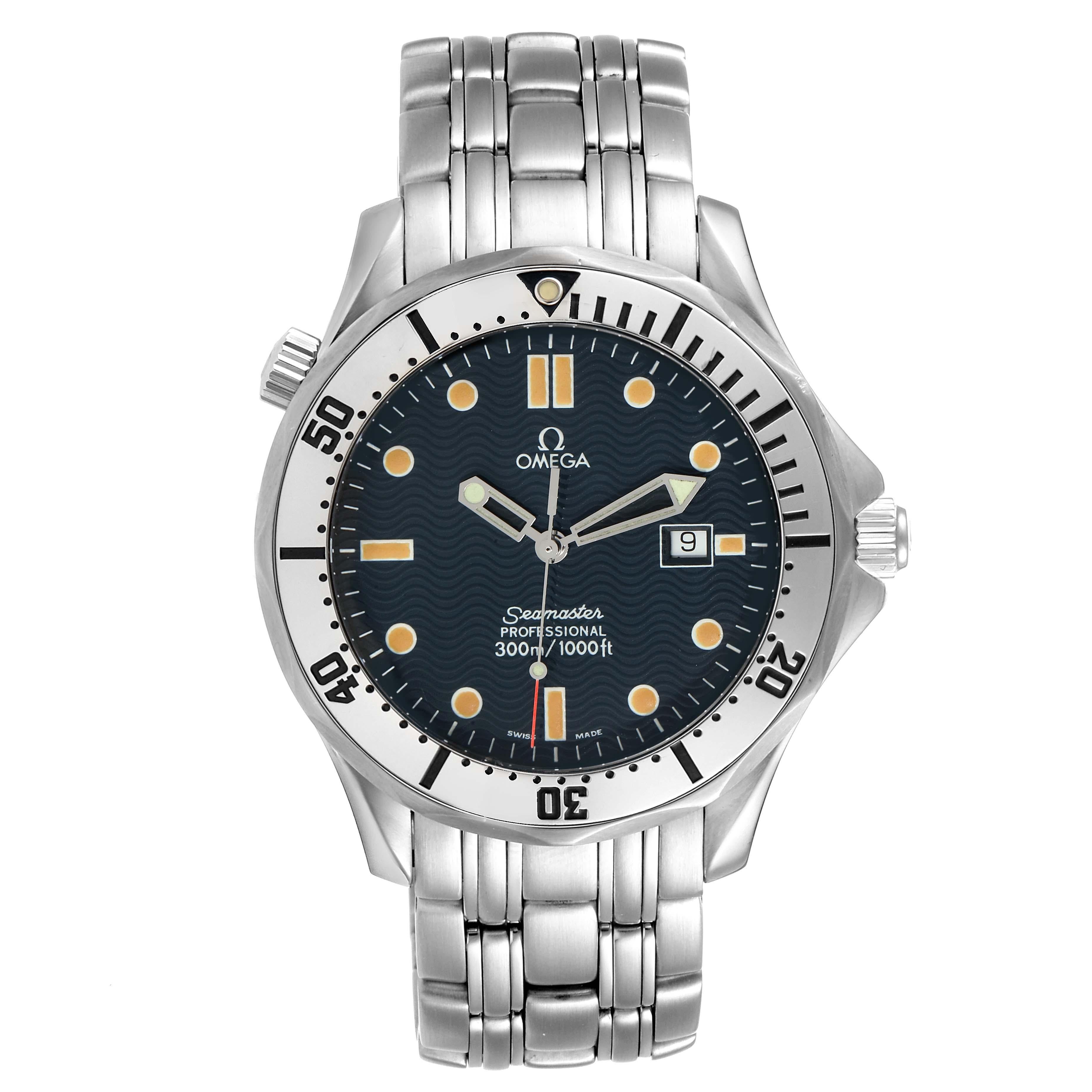 Omega Seamaster 300m Blue Wave Dial 