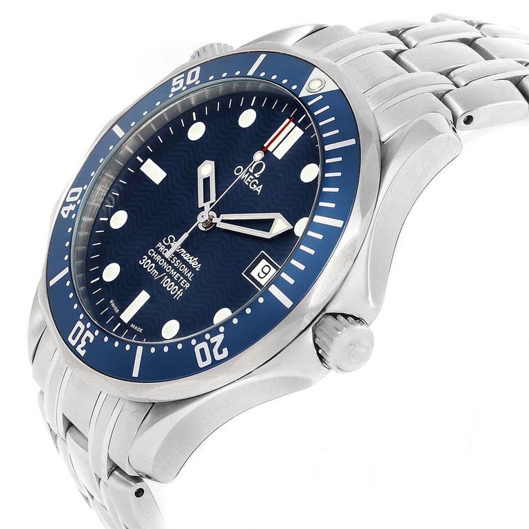 Omega Seamaster 300M Blue Wave Dial Automatic Men's Watch ...