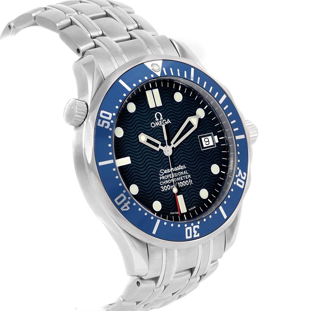 Omega Seamaster 300M Blue Wave Dial Automatic Men's Watch 2531.80.00 For Sale 3