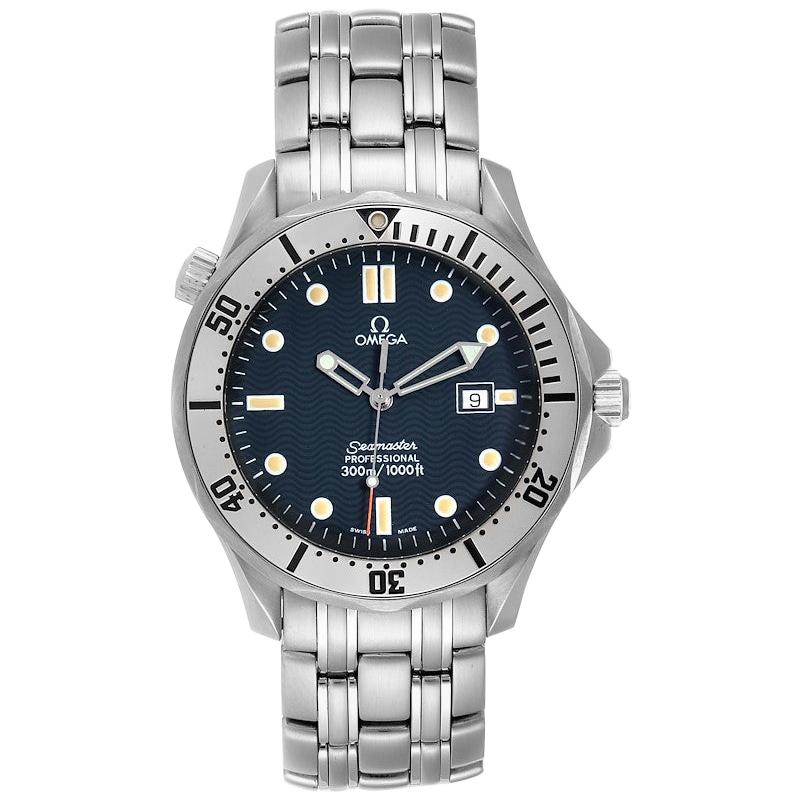 Omega Seamaster 300m Blue Wave Dial Men's Watch 2542.80.00
