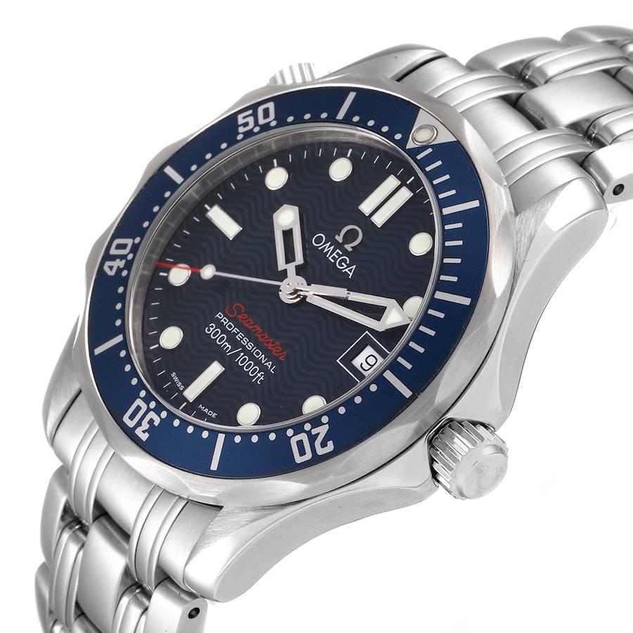 Men's Omega Seamaster 300M Blue Wave Dial Midsize Watch 2223.80.00